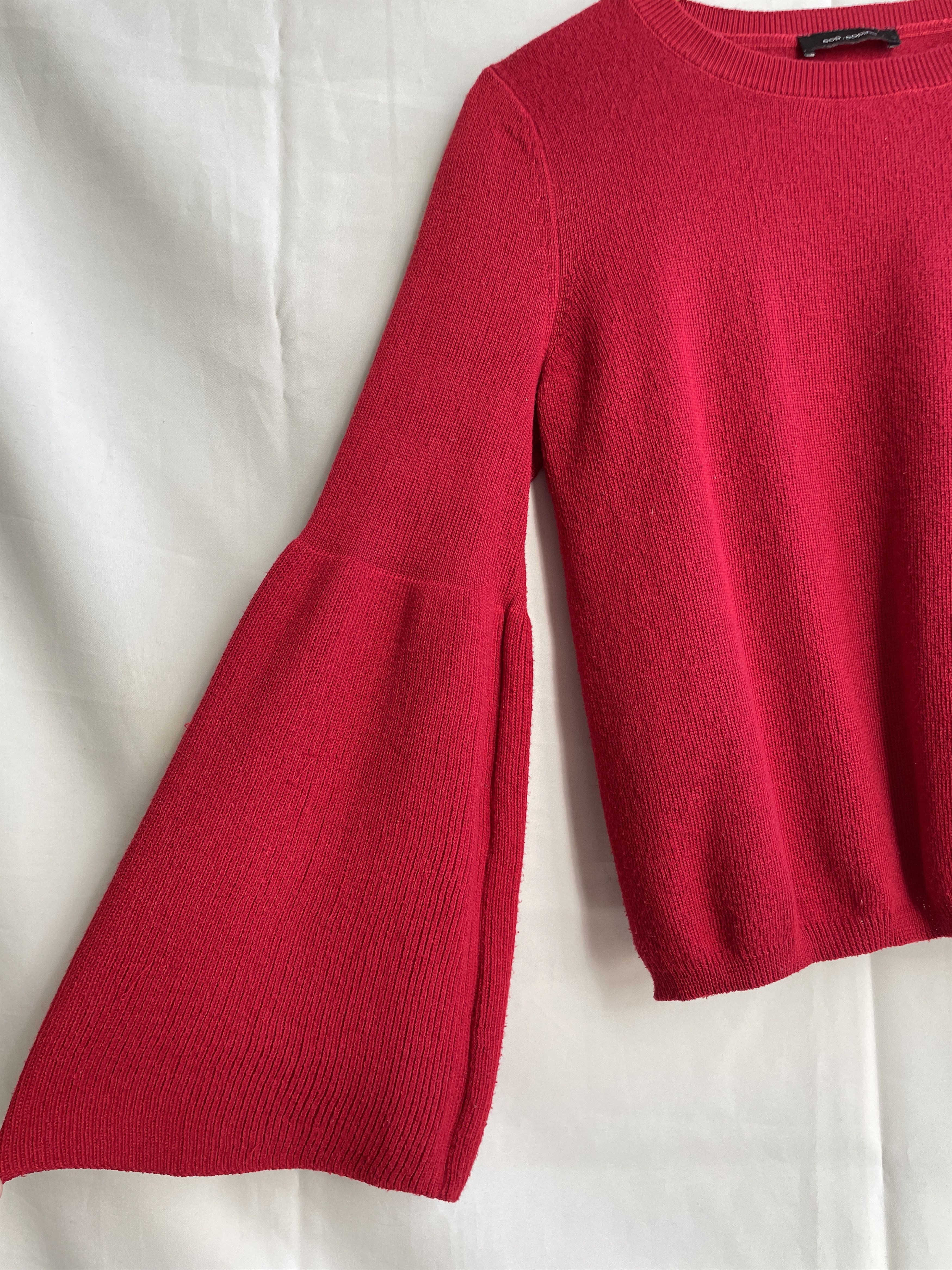 Cop Copine Cop Copine Bell Sleeve Rib Knit Sweater Size M Size M / US 6-8 / IT 42-44 - 5 Thumbnail