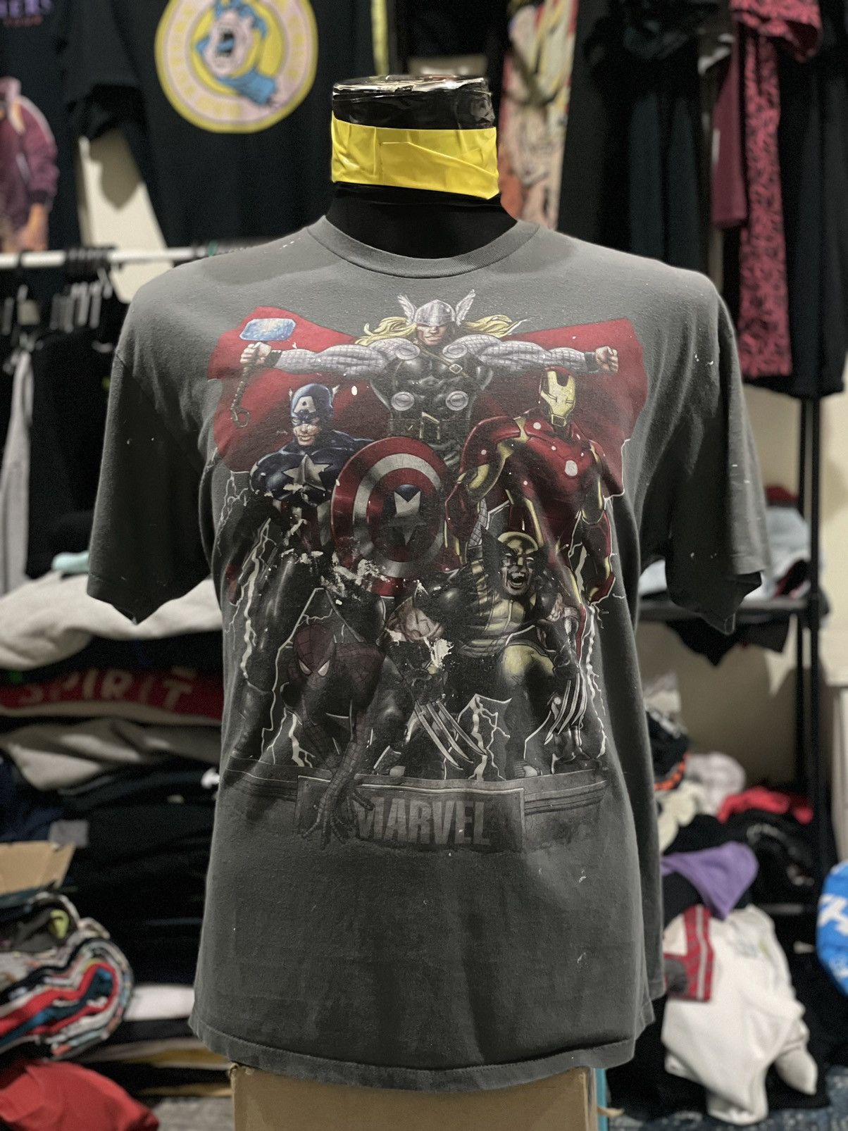 Marvel Comics Vintage Marvel Comics Mad Engine Avengers, X-Men, Spiderman Size US L / EU 52-54 / 3 - 2 Thumbnail