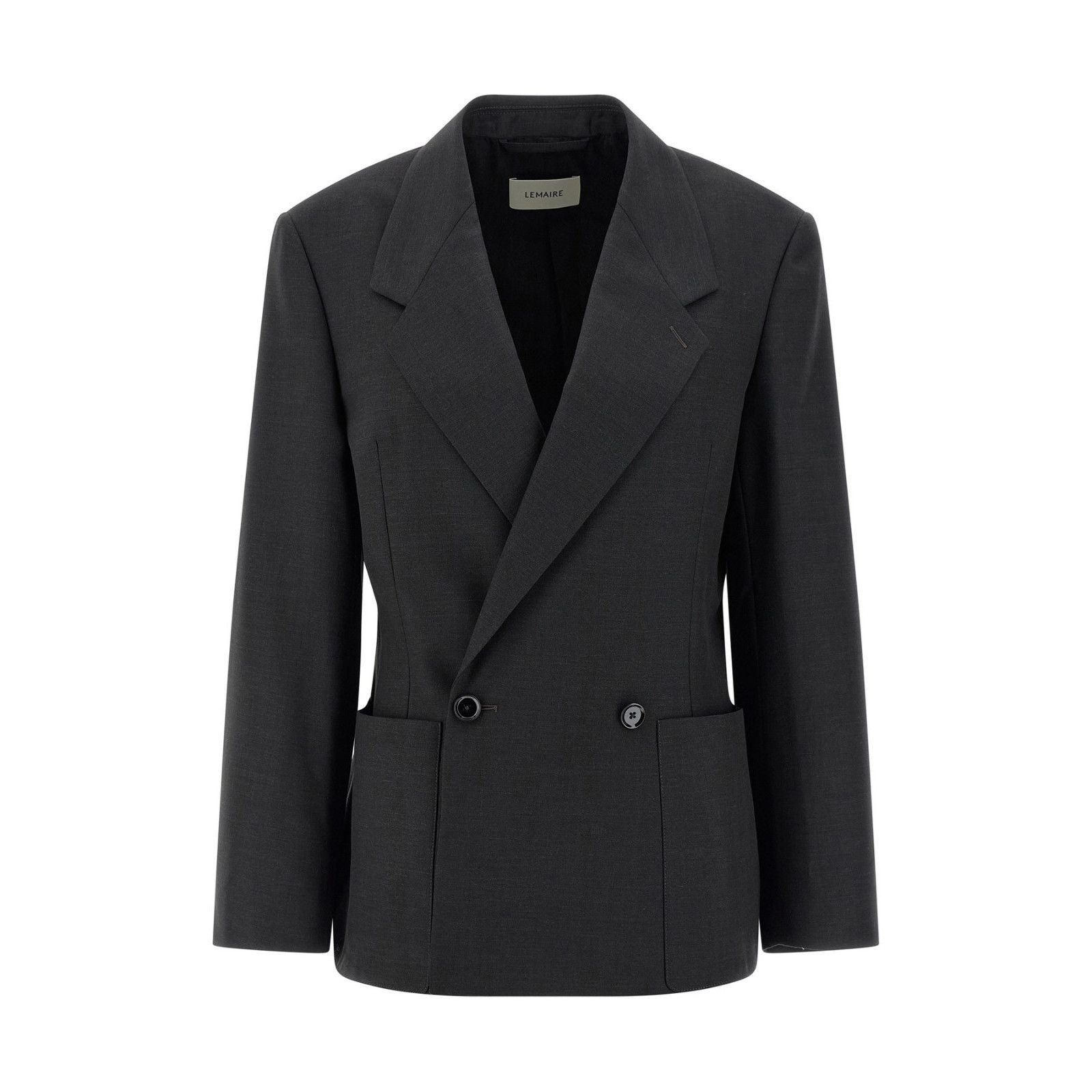 Lemaire LEMAIRE Black Double Breasted Blazer Jacket New & Authentic Size XS / US 0-2 / IT 36-38 - 1 Thumbnail