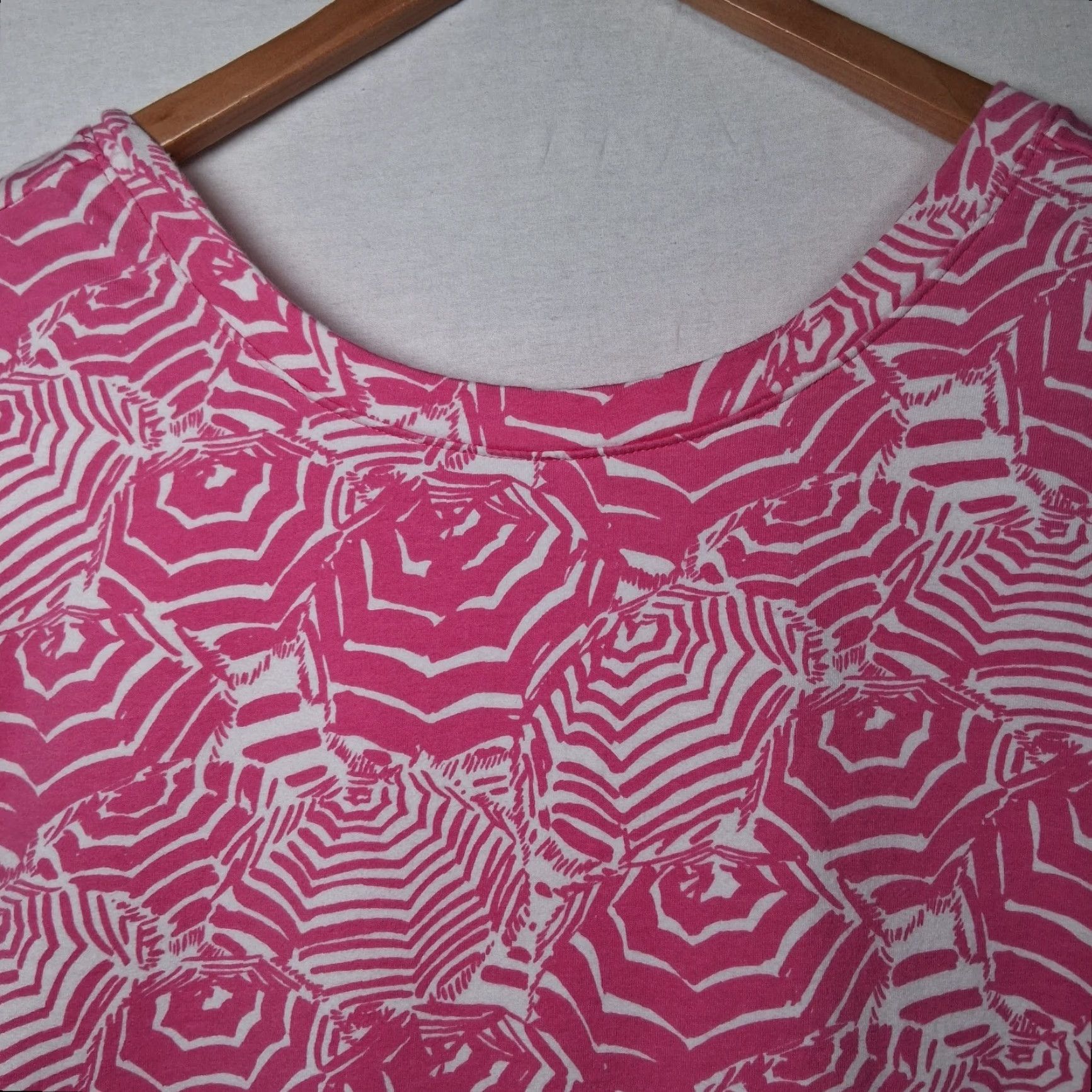Lilly Pulitzer Lilly Pulitzer Dress Small Pink Oh Cabana Beach Coastal Shirt Dress Womens Size S / US 4 / IT 40 - 5 Thumbnail