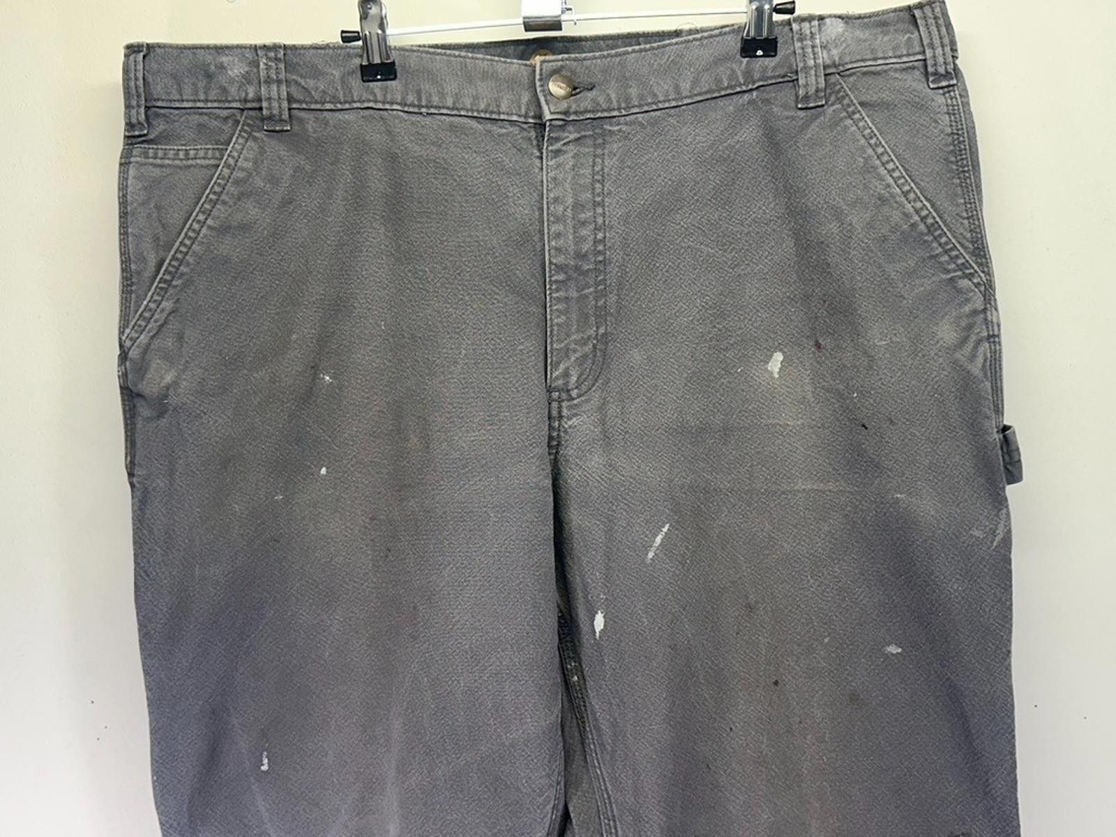 Carhartt Carhartt Men's 42/32 Gray Relaxed Fit Cargo Pants Size US 42 / EU 58 - 2 Thumbnail