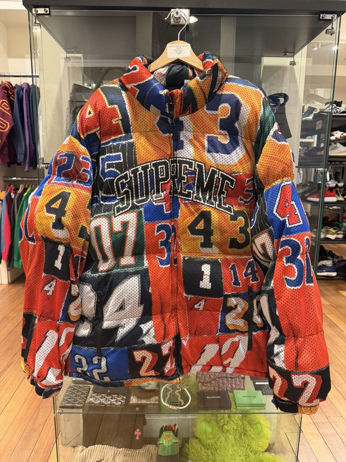 Supreme Supreme Mesh Hockey Jersey Puffer Jacket Size US XXL / EU 58 / 5 - 1 Thumbnail