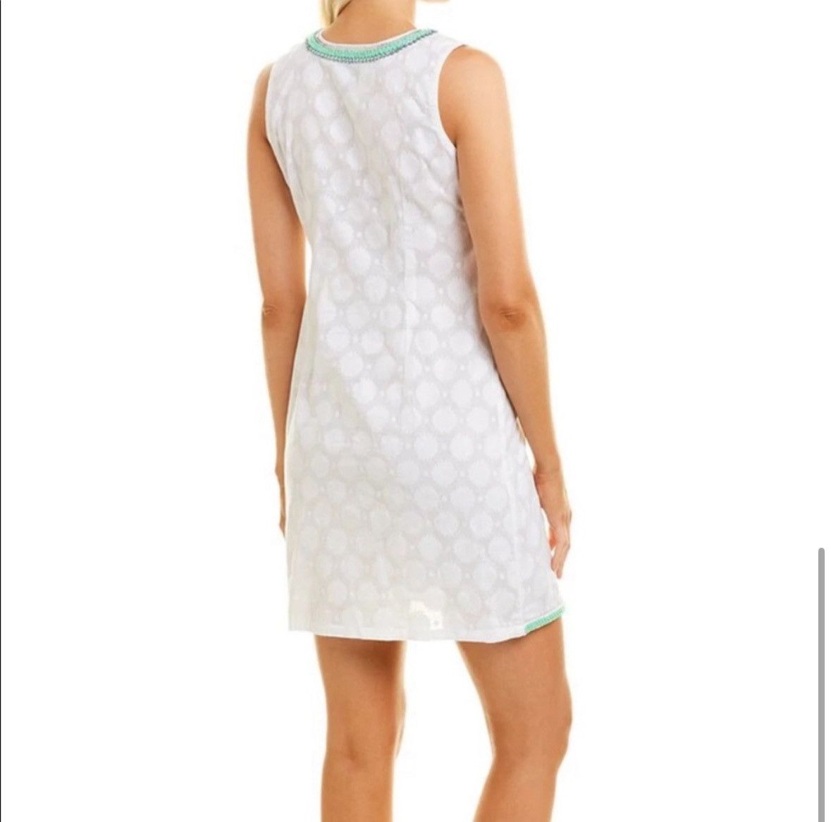 SULU COLLECTION SHEATH DRESS WITH BEADING DETAIL SIZE MEDIUM