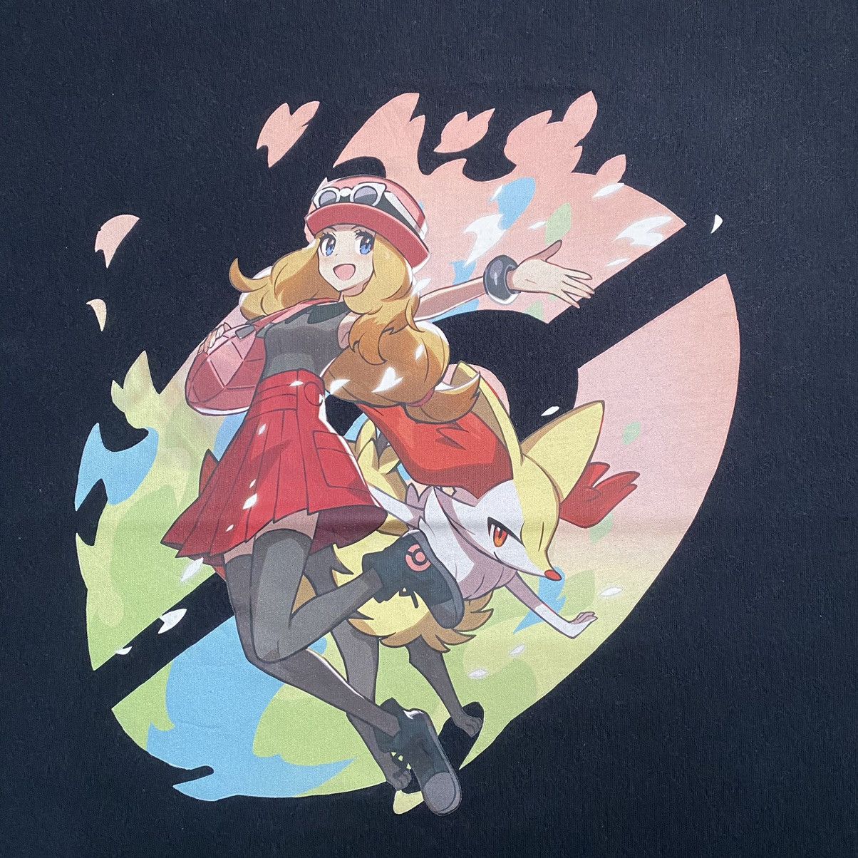 Pokemon POKEMON SERENA & BRAIXEN ANIME T SHIRT NINTENDO Size US M / EU 48-50 / 2 - 5 Thumbnail