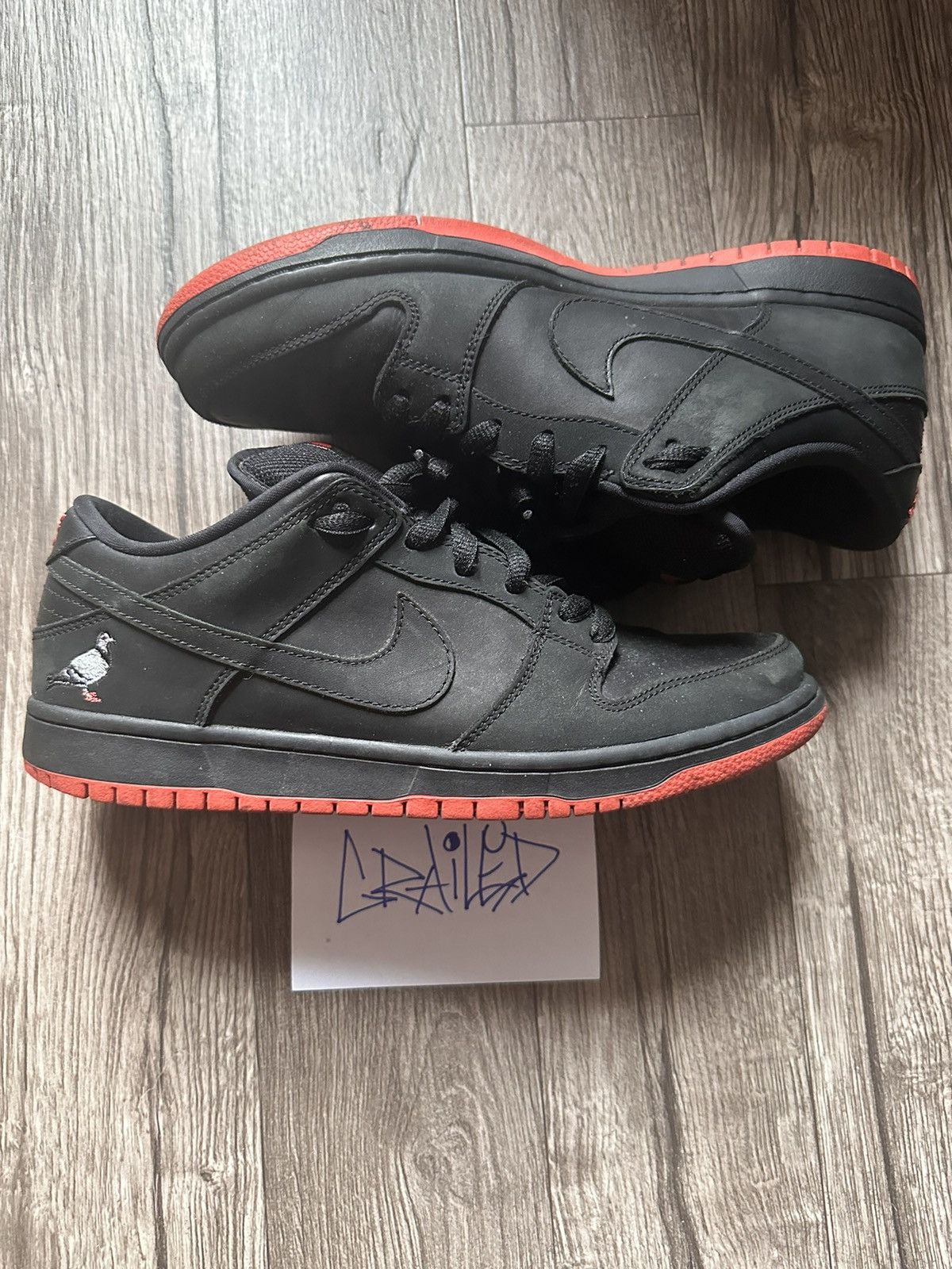 image of Nike Sb Pigeons Shoes in Black, Men's (Size 10)