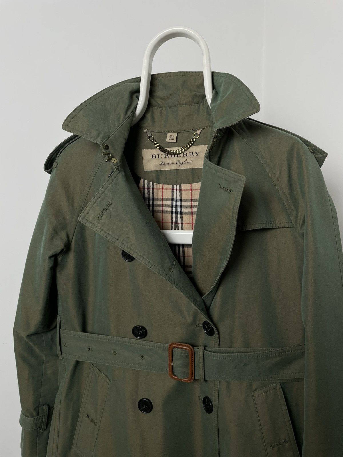 Burberry Burberry London England Trench Coat nova check UK 6 Women’s Size XS / US 0-2 / IT 36-38 - 7 Thumbnail