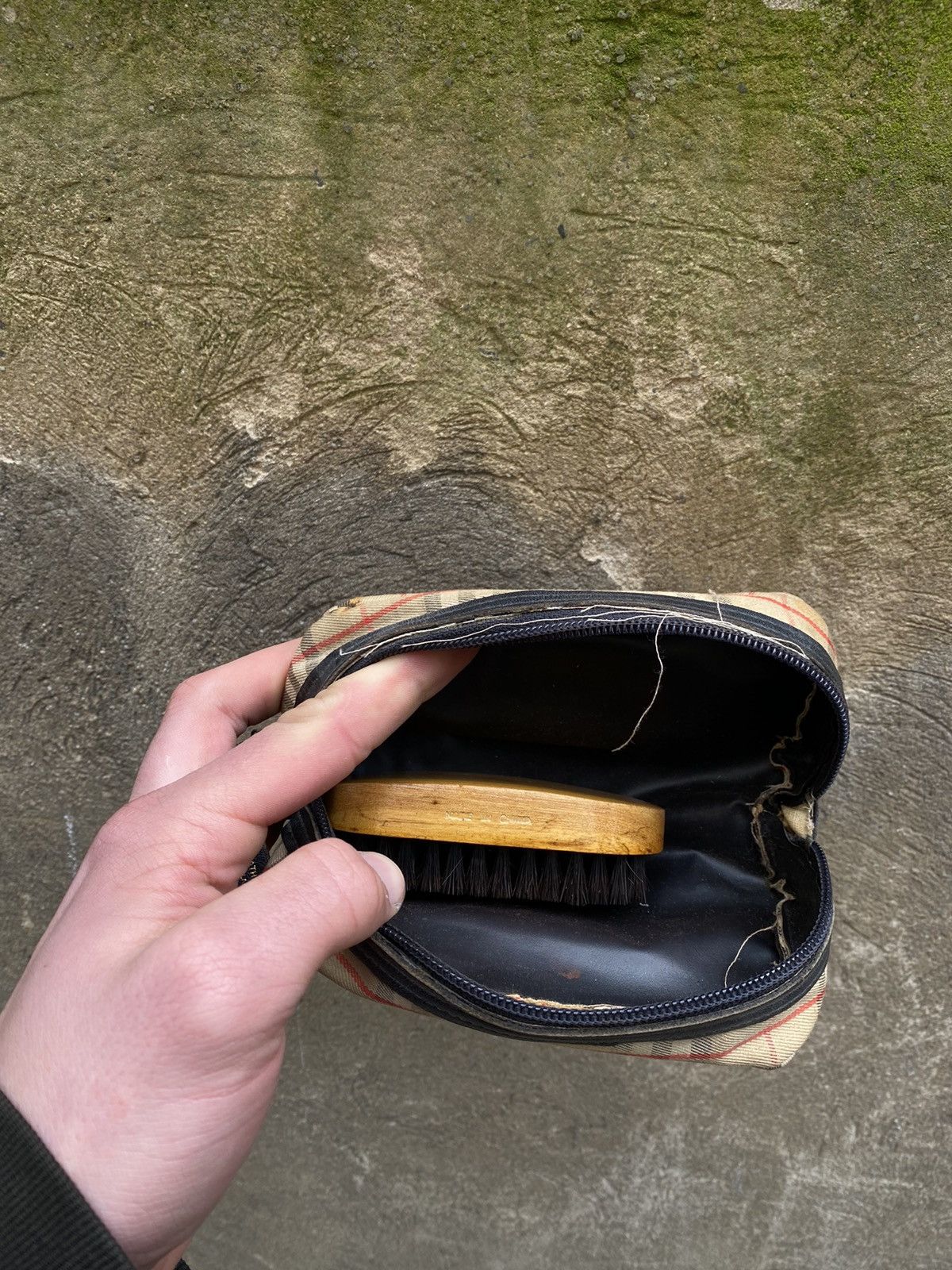Burberry × Vintage Vintage Burberry’s Brush Bag Size ONE SIZE - 8 Thumbnail