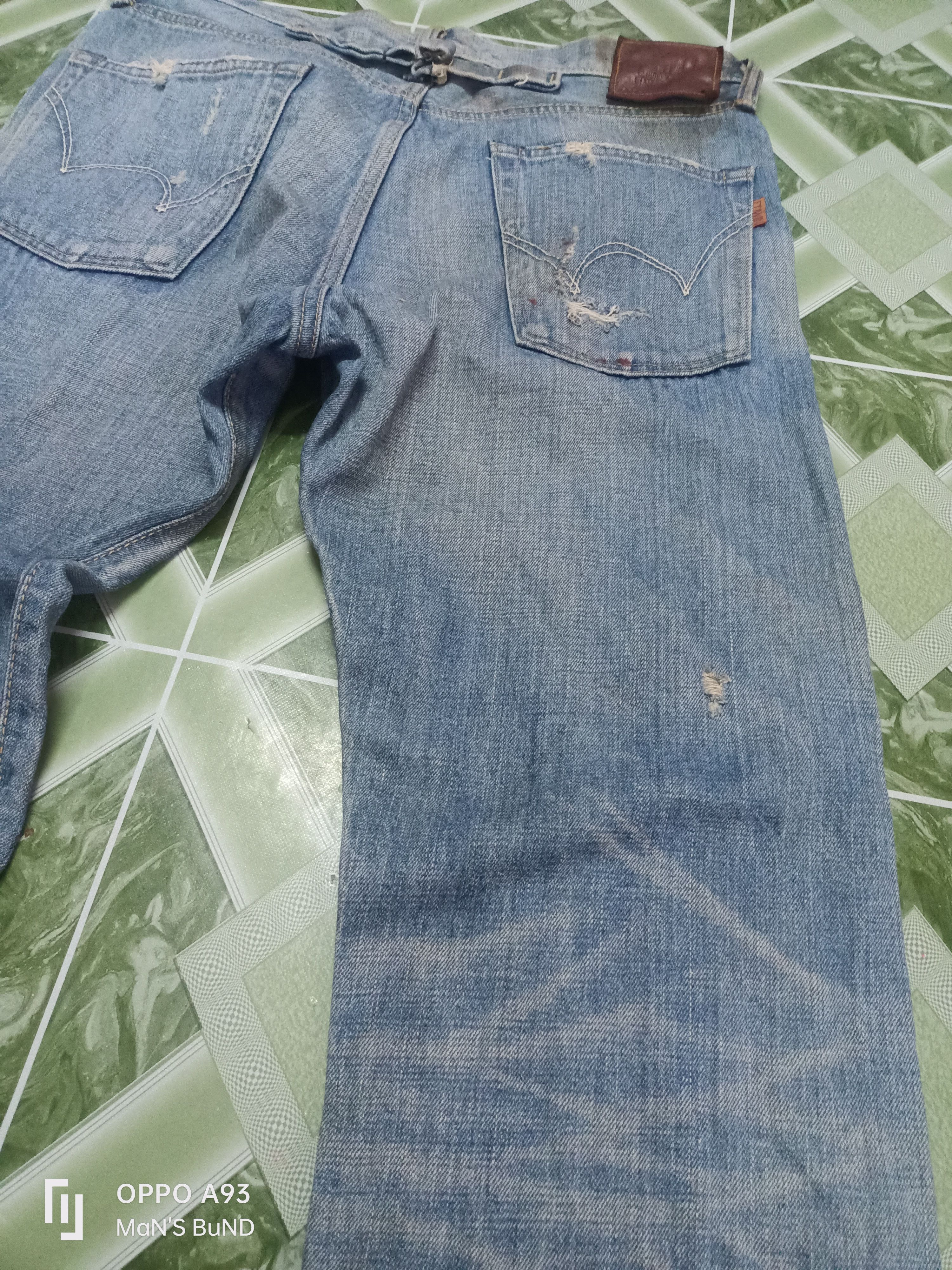 Edwin × Vintage Distressed EDWIN 505 zx Selvedge Size US 32 / EU 48 - 15 Thumbnail