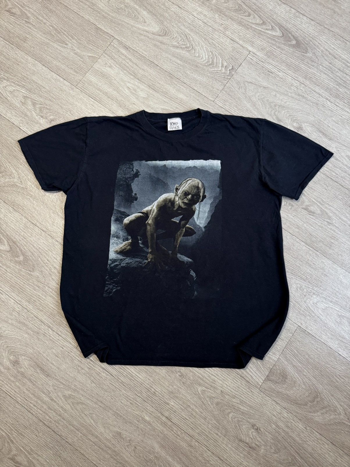 Vintage 🔷Official The Lord of the Rings Gollum Graphic T-shirt🔷 Size US XL / EU 56 / 4 - 1 Thumbnail