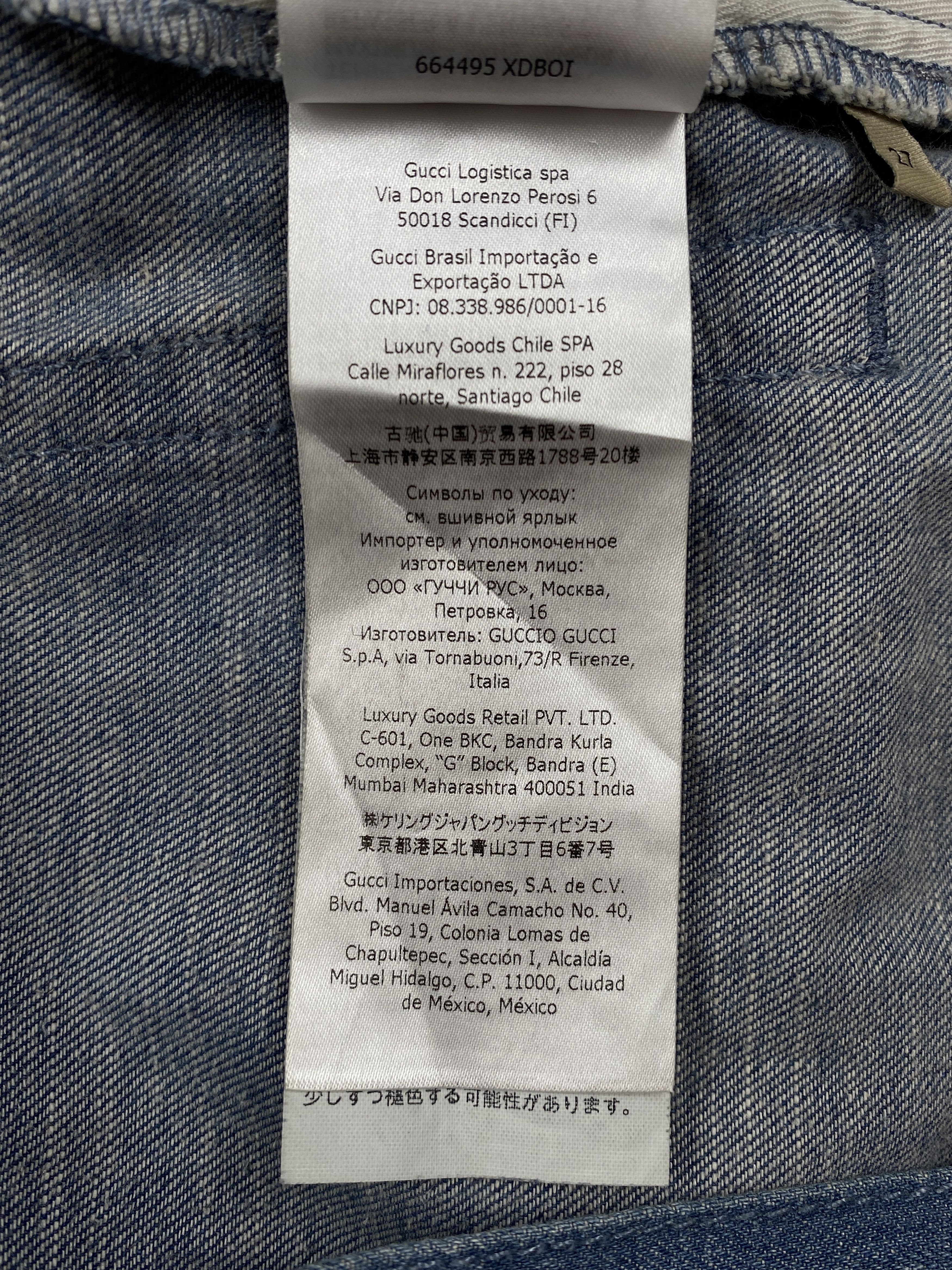 Gucci Washed Denim Jeans Size 26" / US 2 / IT 38 - 17 Thumbnail