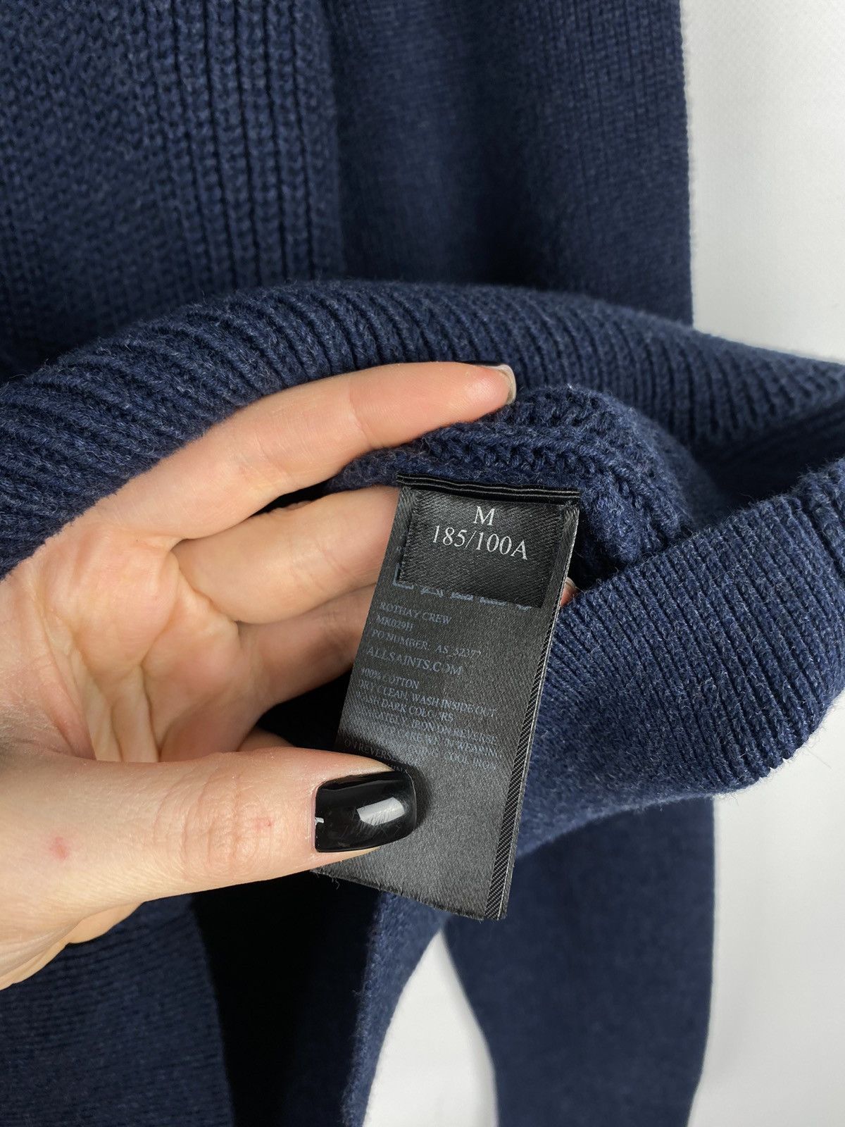 Allsaints × Japanese Brand Allsaints Rothay crew men’s sweater pullover size M Size US M / EU 48-50 / 2 - 10 Thumbnail