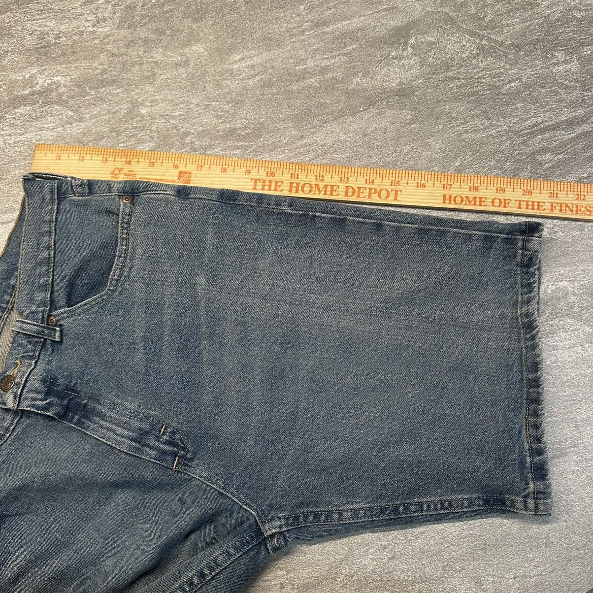 Vintage × Wrangler Vintage Wrangler Jorts Denim Shorts Mid Blue Baggy Relaxed Size US 34 / EU 50 - 10 Thumbnail