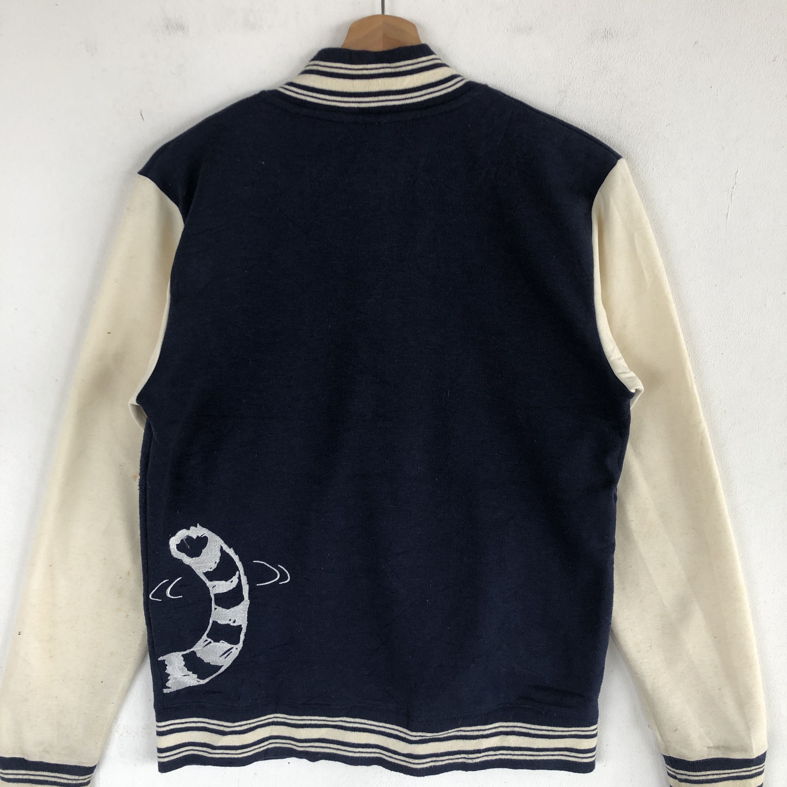 Japanese Brand × Vintage Vintage Modish Gaze Varsity Sweater Japanese Sweatshirt Size XS / US 0-2 / IT 36-38 - 5 Thumbnail