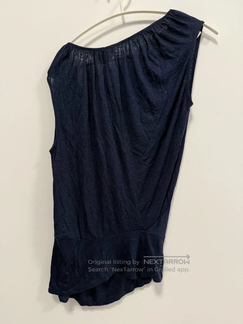 Vivienne Westwood Vivienne Westwood Blue pleated collar vest with irregular Size M / US 6-8 / IT 42-44 - 2 Thumbnail