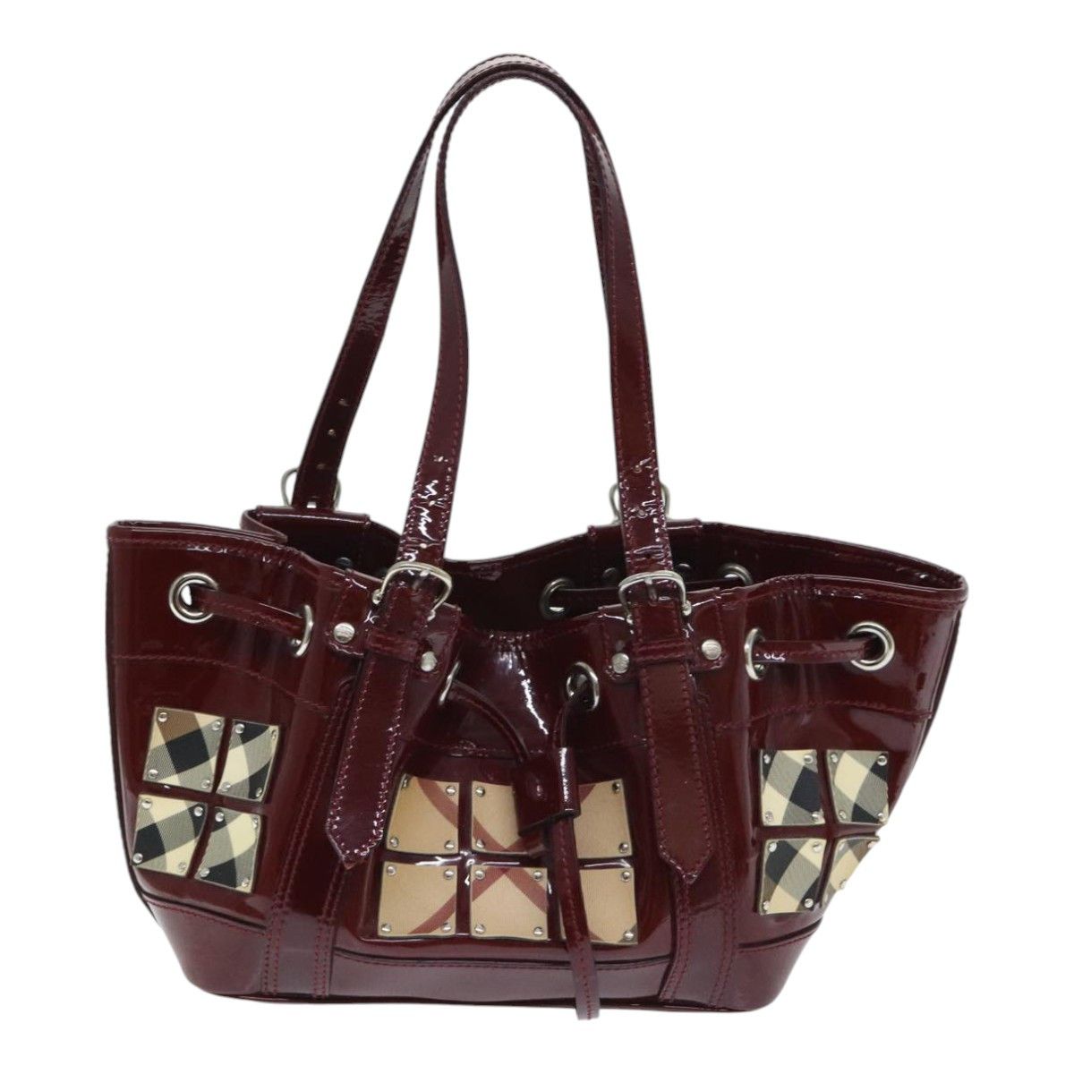 Burberry Red Patent Leather Handbag (Pre-Owned) Size ONE SIZE - 1 Thumbnail