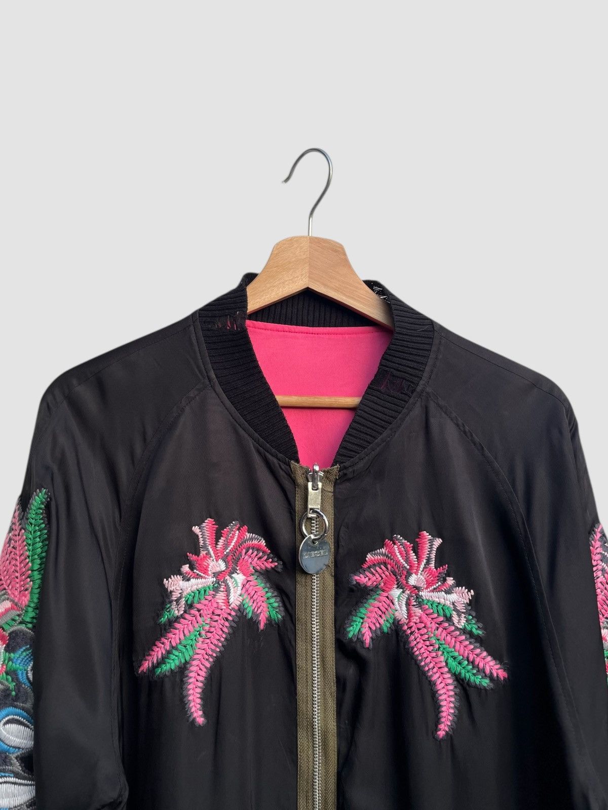 Diesel Black Gold Diesel Braves Reversible Sukajan Jacket Size US XS / EU 42 / 0 - 6 Thumbnail