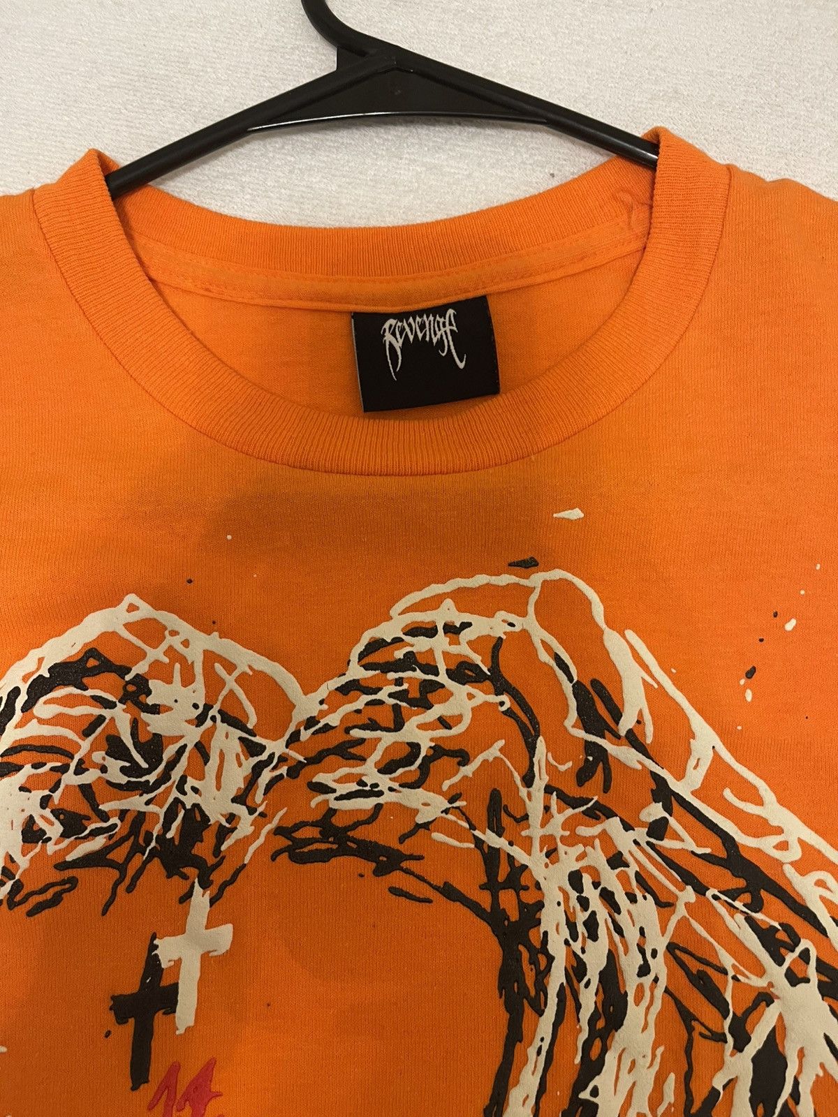 Revenge × Trippie Redd Revenge X Trippie Redd Bart Simpson tee T shirt Orange Size US S / EU 44-46 / 1 - 3 Thumbnail