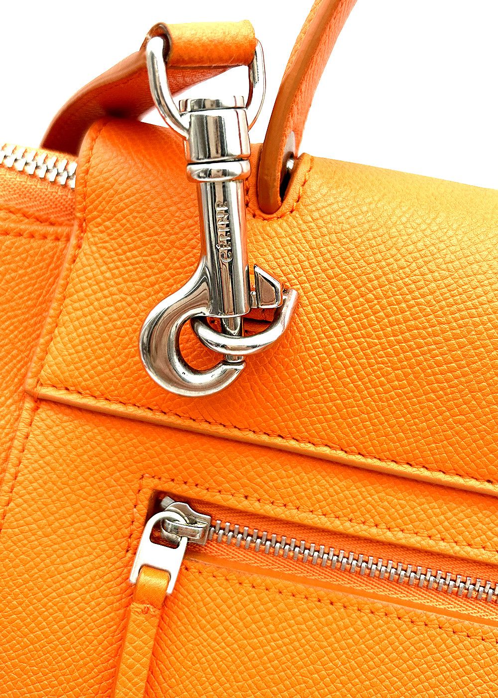 Celine Celine Leather Crossbody Bag Orange Size ONE SIZE - 8 Thumbnail