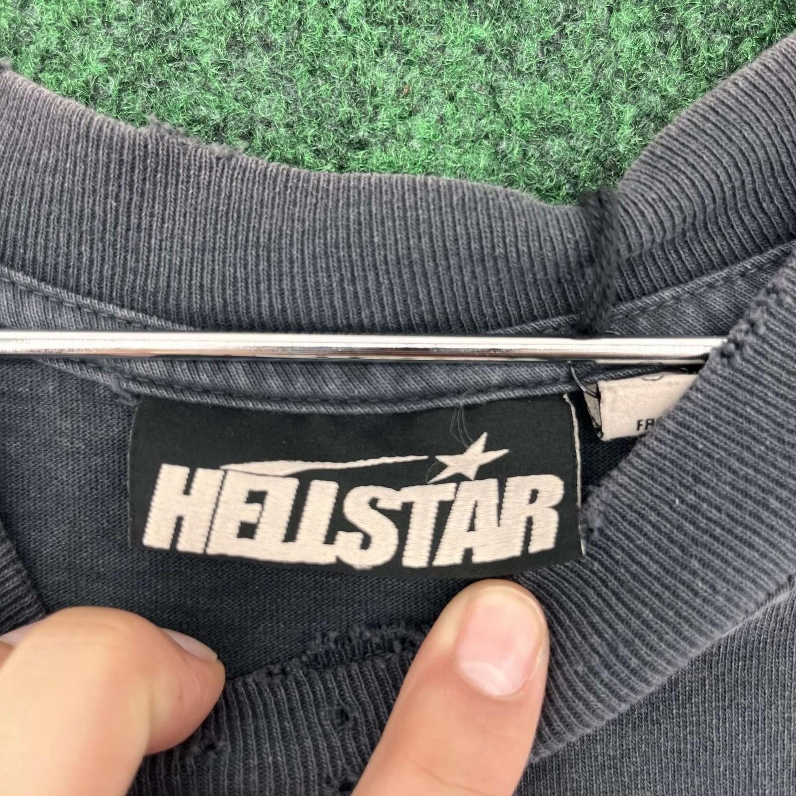 HELLSTAR Hellstar Crochet Jesus T-Shirt Black Size US S / EU 44-46 / 1 - 4 Thumbnail