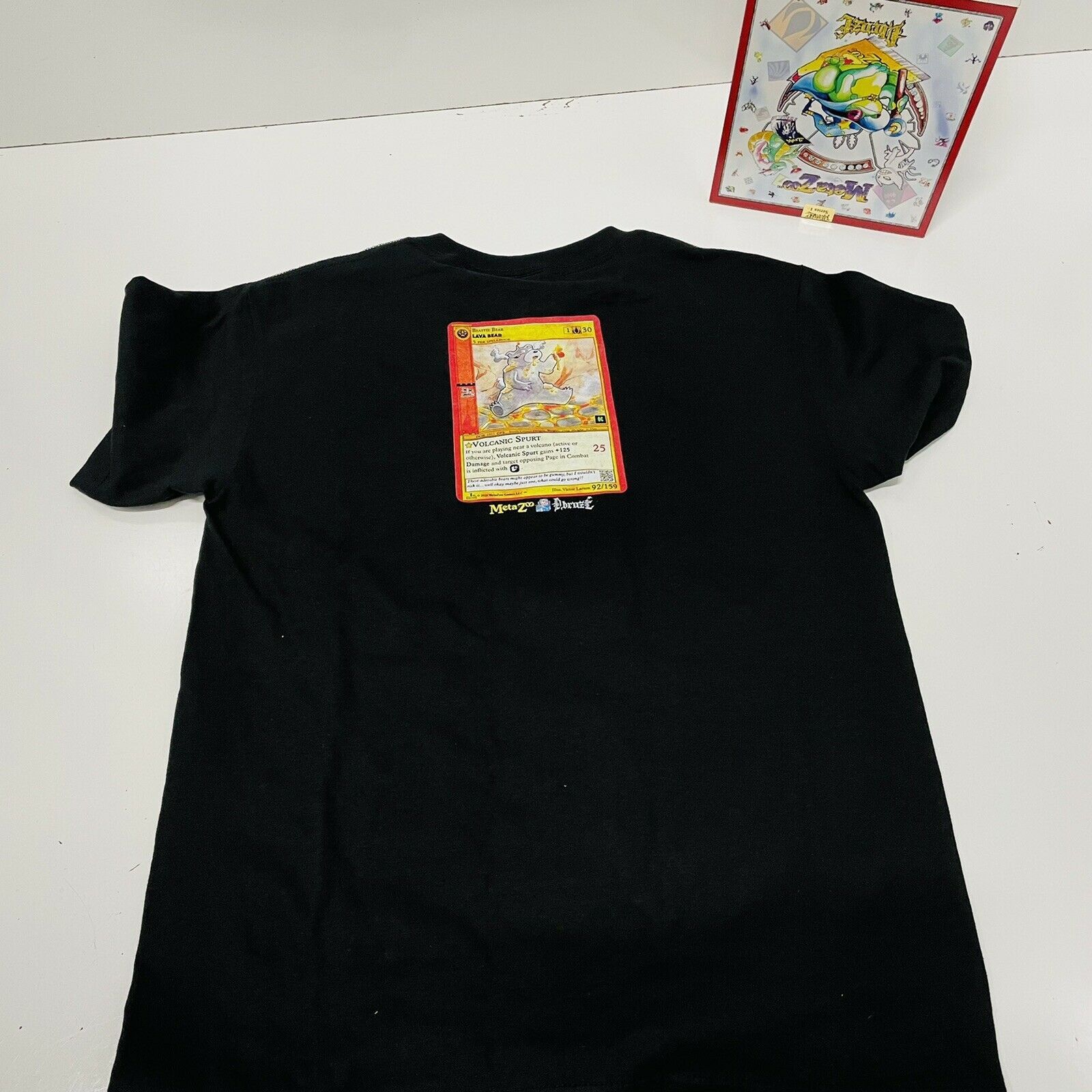 Pokemon DBruze x Metazoo CCG LAVA BEAR T-Shirt Size Small Black NEW Size US S / EU 44-46 / 1 - 3 Thumbnail