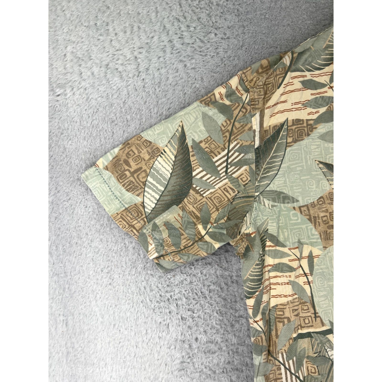Tori Richard Tori Richard Shirt Mens XL Green Silk Button-Up Hawaiian Floral Resort Aloha Beach Vacation Luau Short Sleeve Mens XL Green Silk Button-Up Shirt Size US XL / EU 56 / 4 - 7 Thumbnail