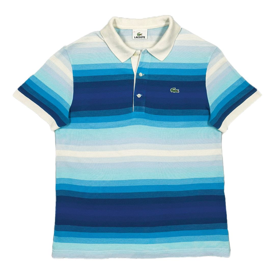 Lacoste Lacoste - Striped Polo Shirt - Blue/White - S (Slim Fit) Size US S / EU 44-46 / 1 - 1 Thumbnail