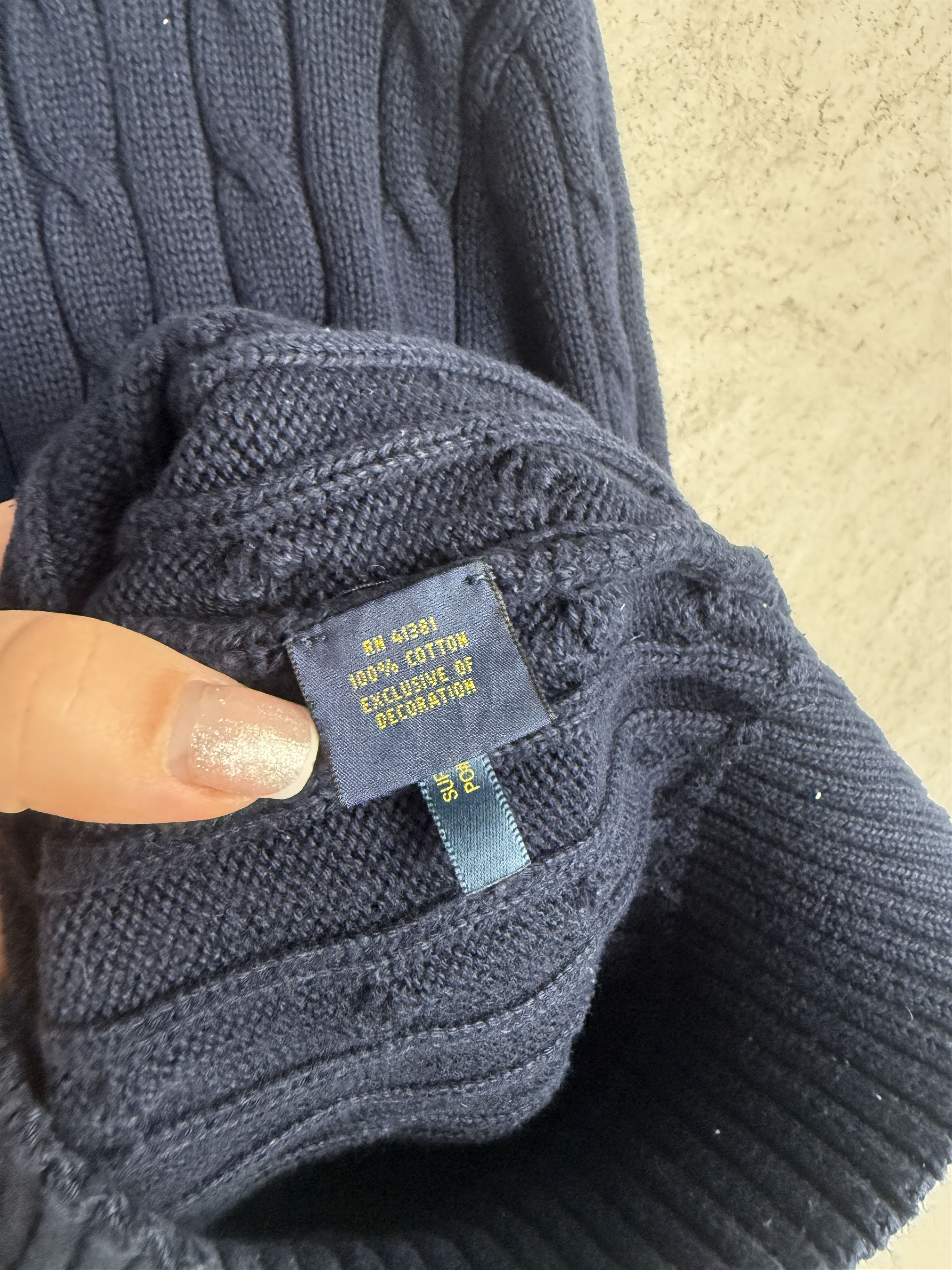 Polo Ralph Lauren Polo Ralph Lauren cable knit sweater knitwear casual Size XS / US 0-2 / IT 36-38 - 4 Thumbnail