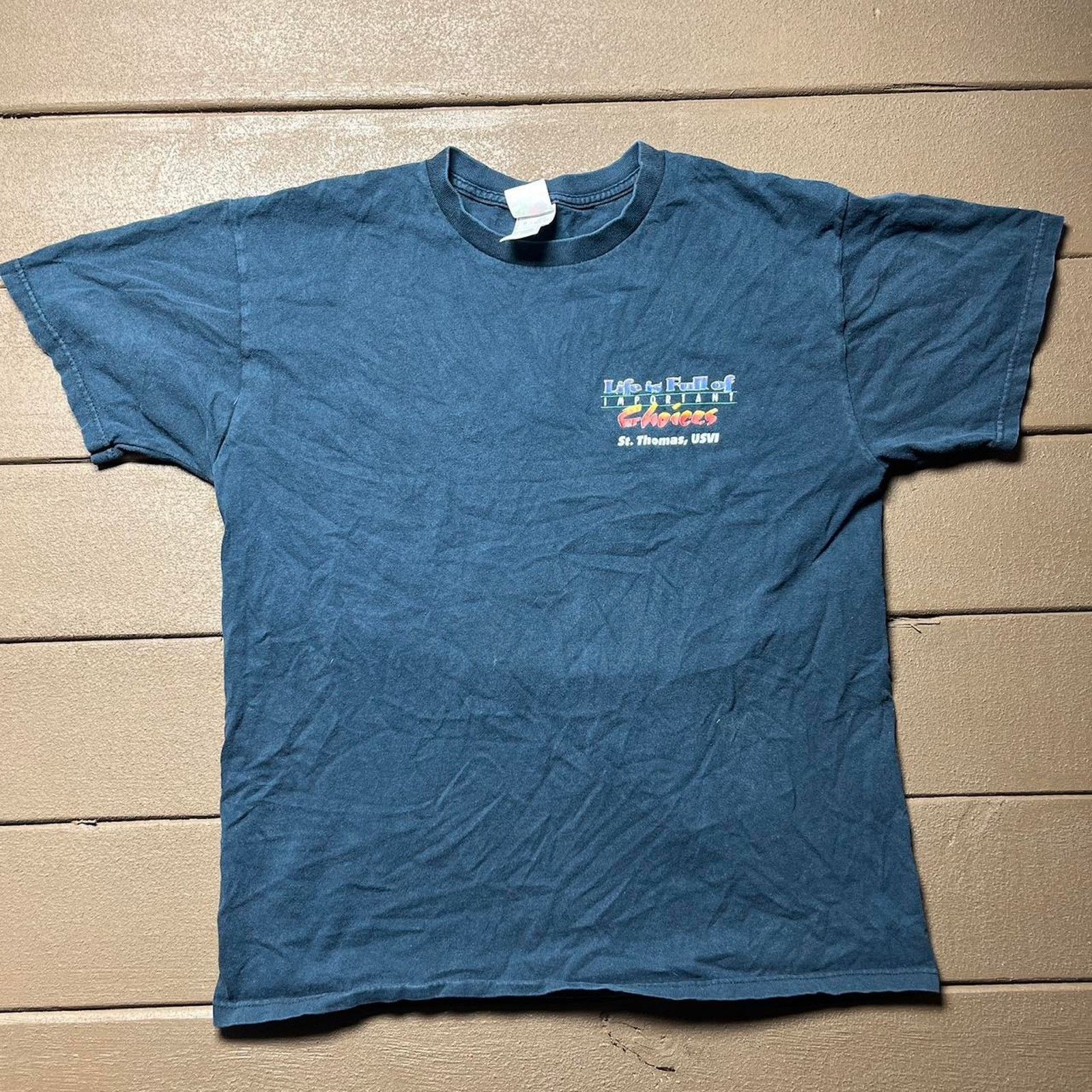 Fruit Of The Loom Vintage Life is Full of Important Choices Guitar Shirt Size US L / EU 52-54 / 3 - 3 Thumbnail