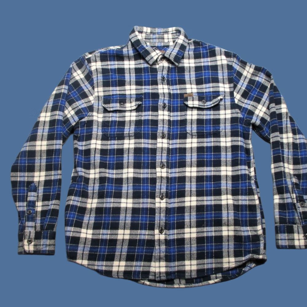 Orvis Orvis Shirt Men Medium Blue Plaid Flannel Button-Up Casual Outdoor Fishing Shirt Mens Regular Long Sleeve Size US M / EU 48-50 / 2 - 1 Thumbnail
