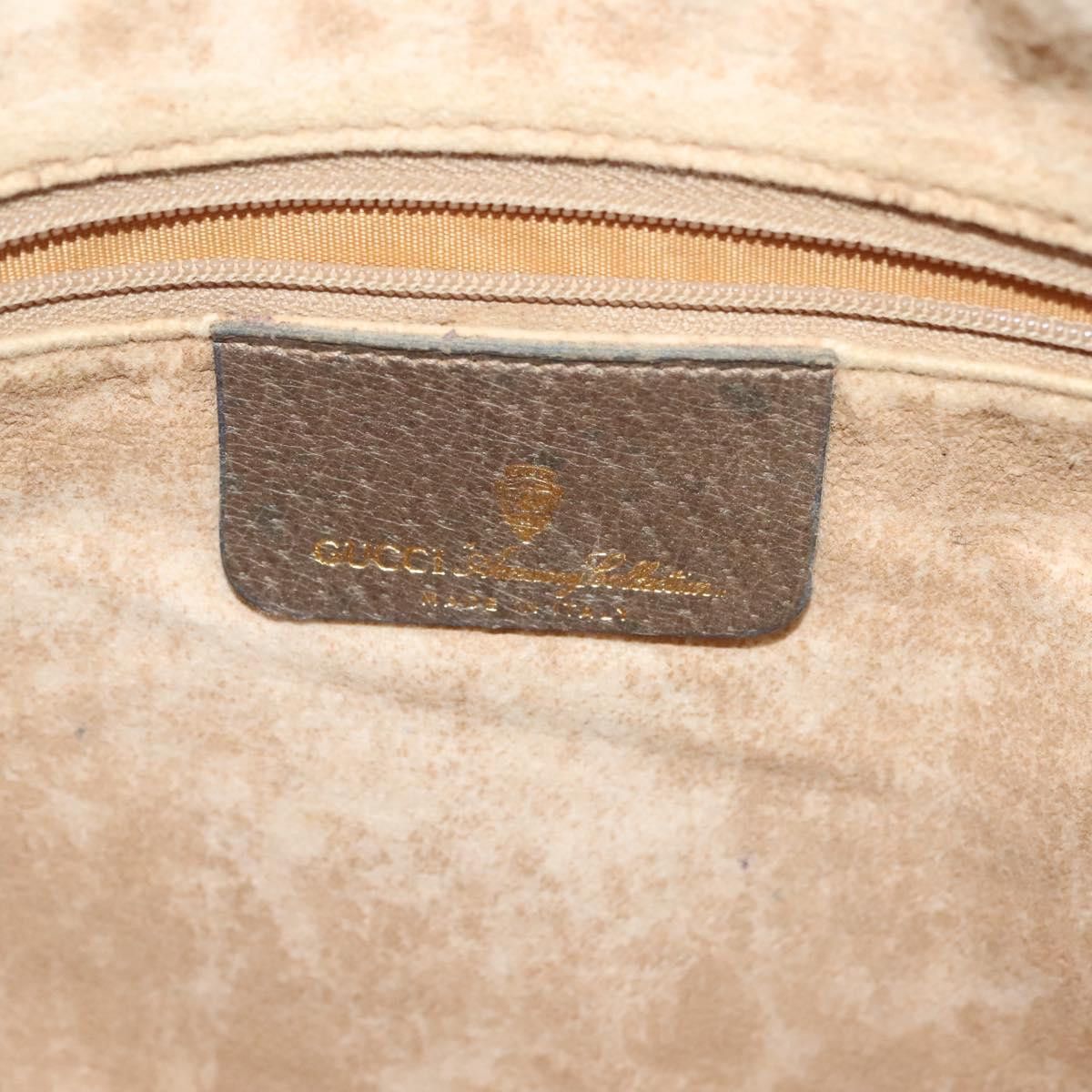Gucci GUCCI GG Supreme Web Sherry Line Shoulder Bag Pvc Beige Size ONE SIZE - 17 Thumbnail