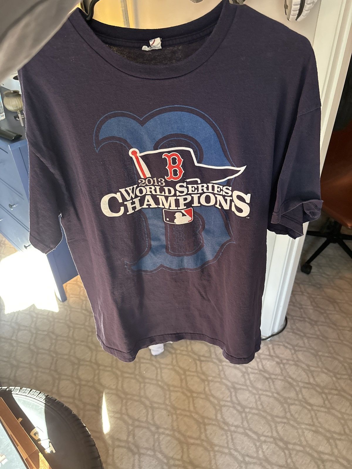 Vintage 2013 Boston Red Sox Word Series Tee Size US XL / EU 56 / 4 - 1 Thumbnail