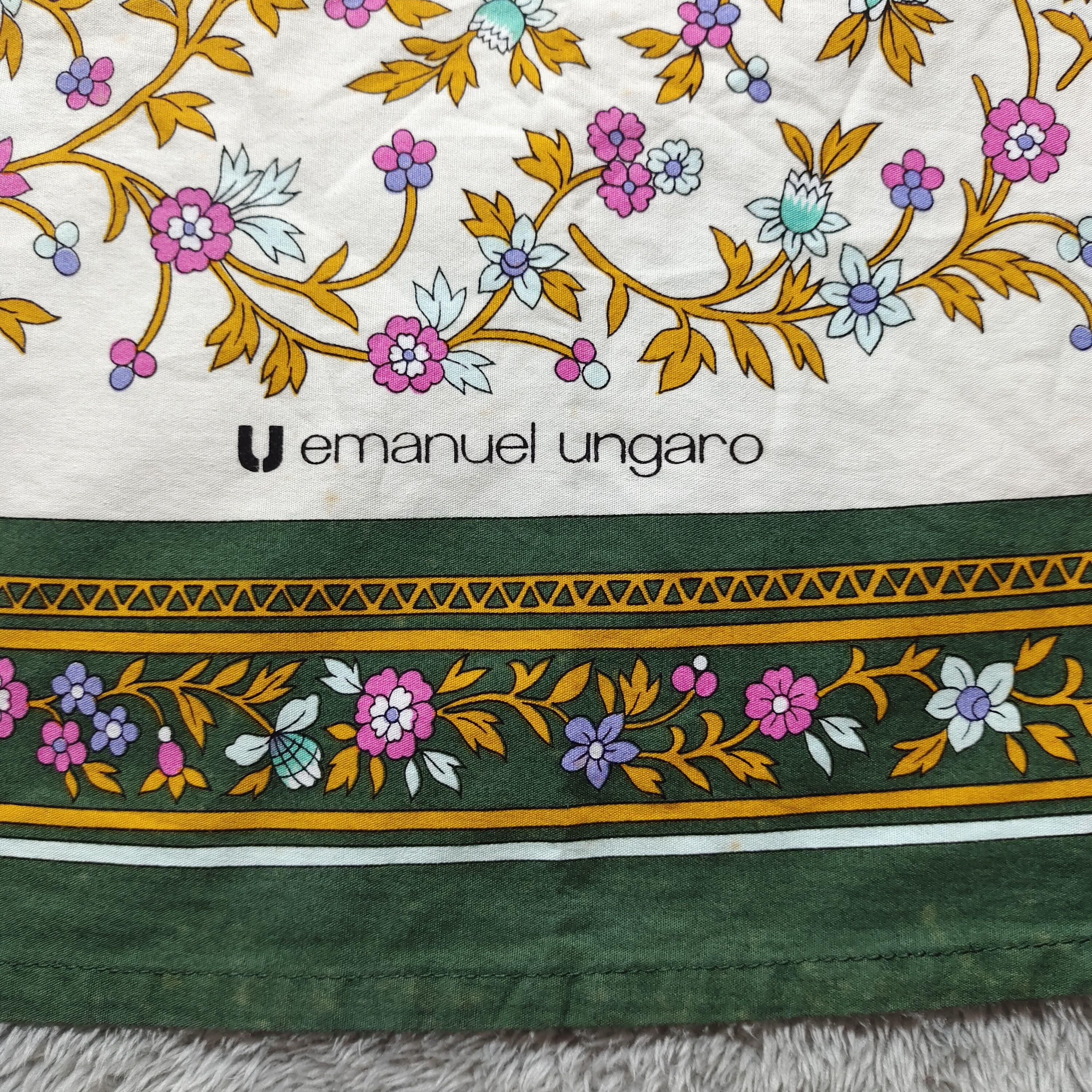 Emanuel Ungaro × Vintage EMANUEL UNGARO PARATIELE PARIS APRON Size ONE SIZE - 6 Thumbnail