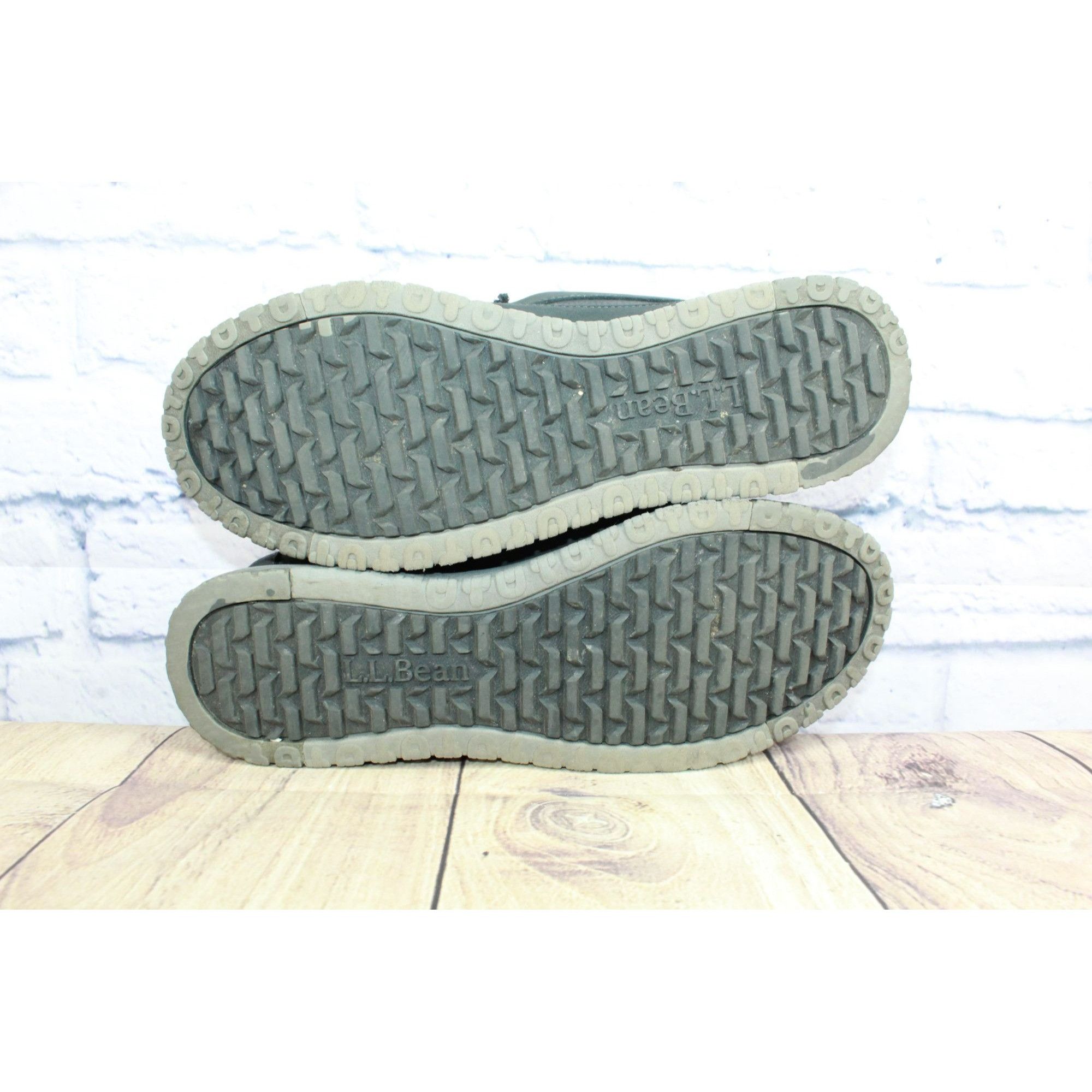 L.L. Bean × Leather LL Bean Men's All Week Slipper Mocs Shearling Lined Size US 11 / EU 44 - 9 Thumbnail