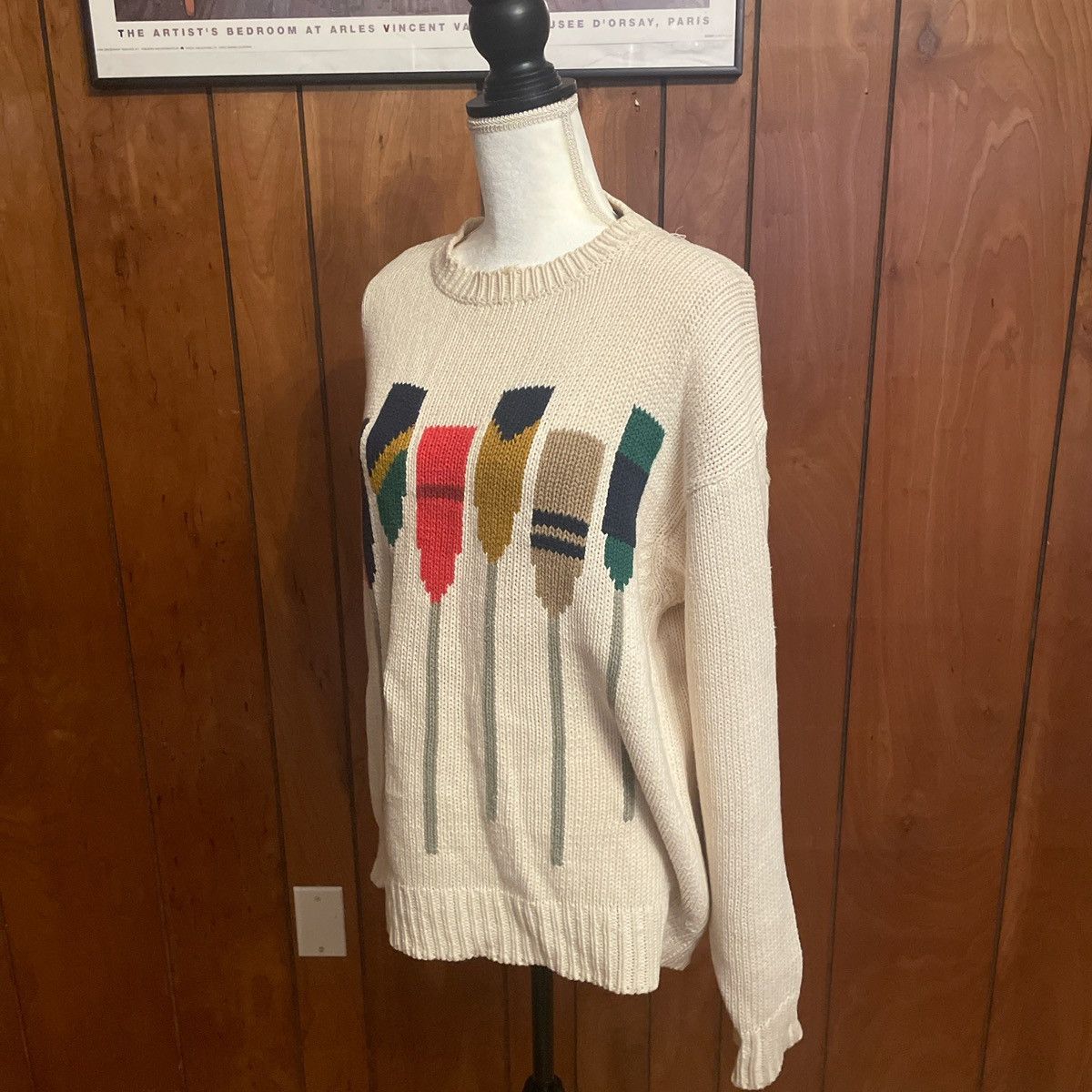 Vintage Vintage knit sweatshirt Size US M / EU 48-50 / 2 - 2 Thumbnail