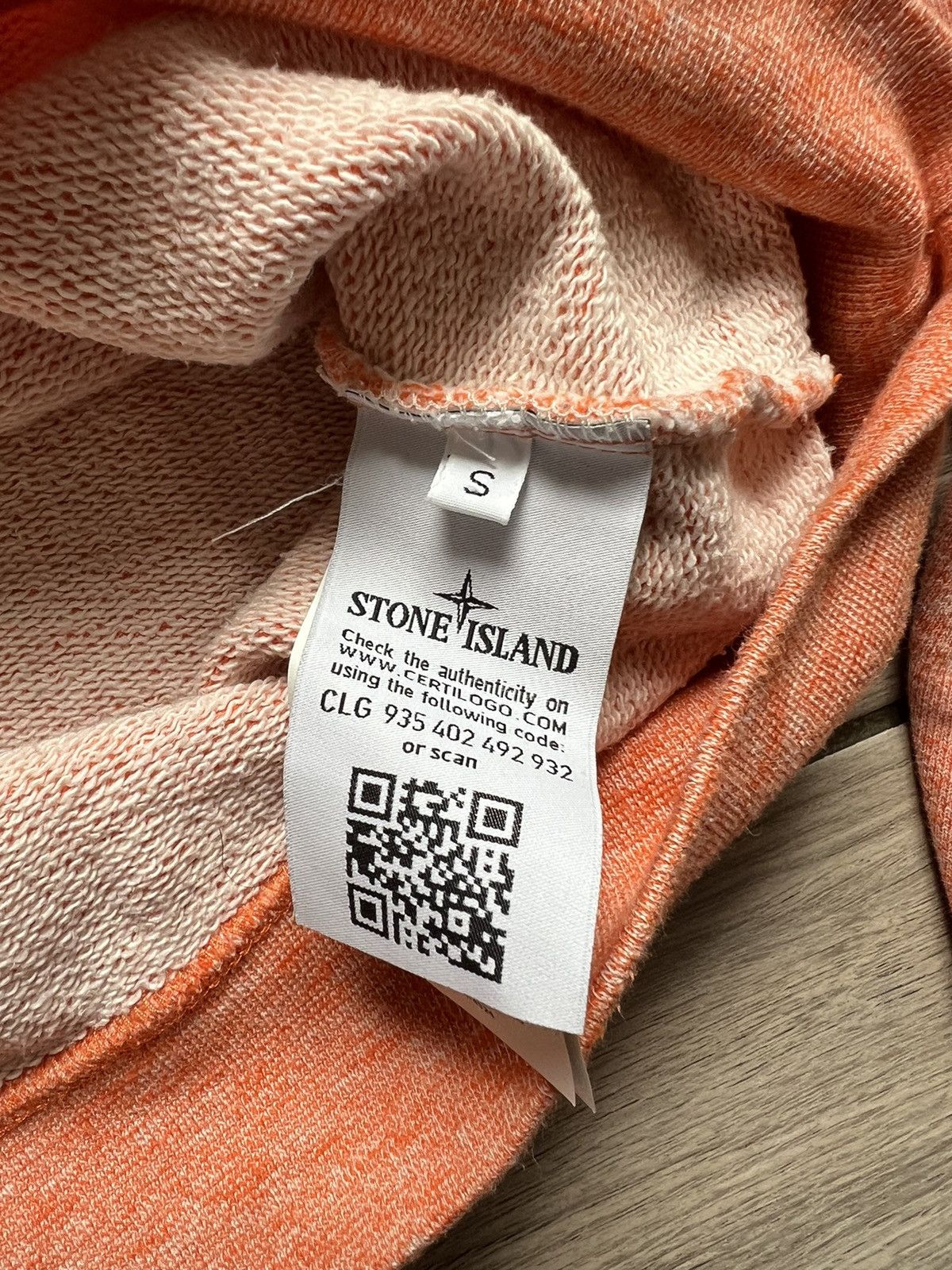 Stone Island × Vintage Stone Island Vintage Hoodie Big Logo Size US S / EU 44-46 / 1 - 10 Thumbnail
