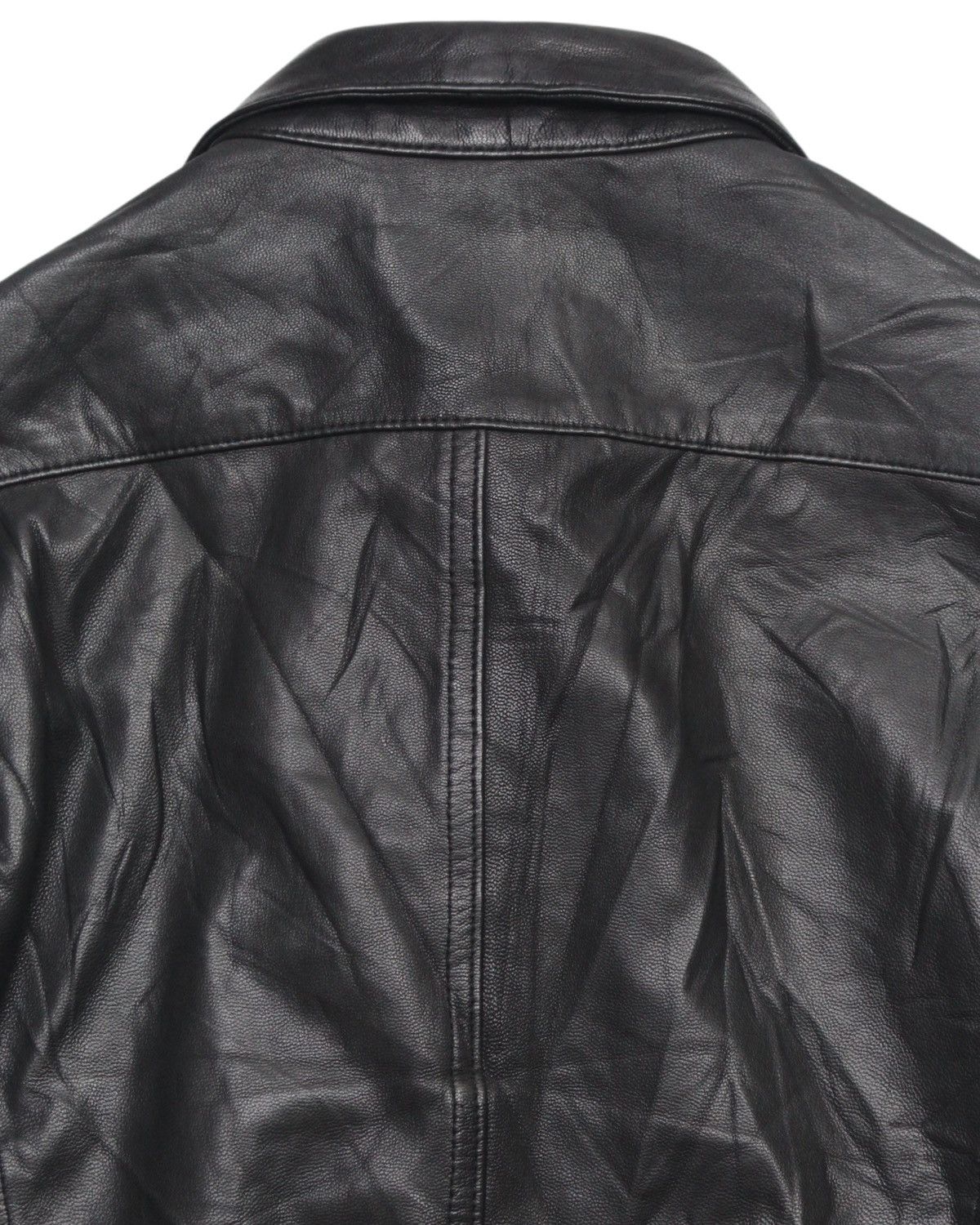 If Six Was Nine HYM JAPAN BY MORIMOTO BLACK GOAT LEATHER SHIRT JACKET Size US M / EU 48-50 / 2 - 4 Thumbnail