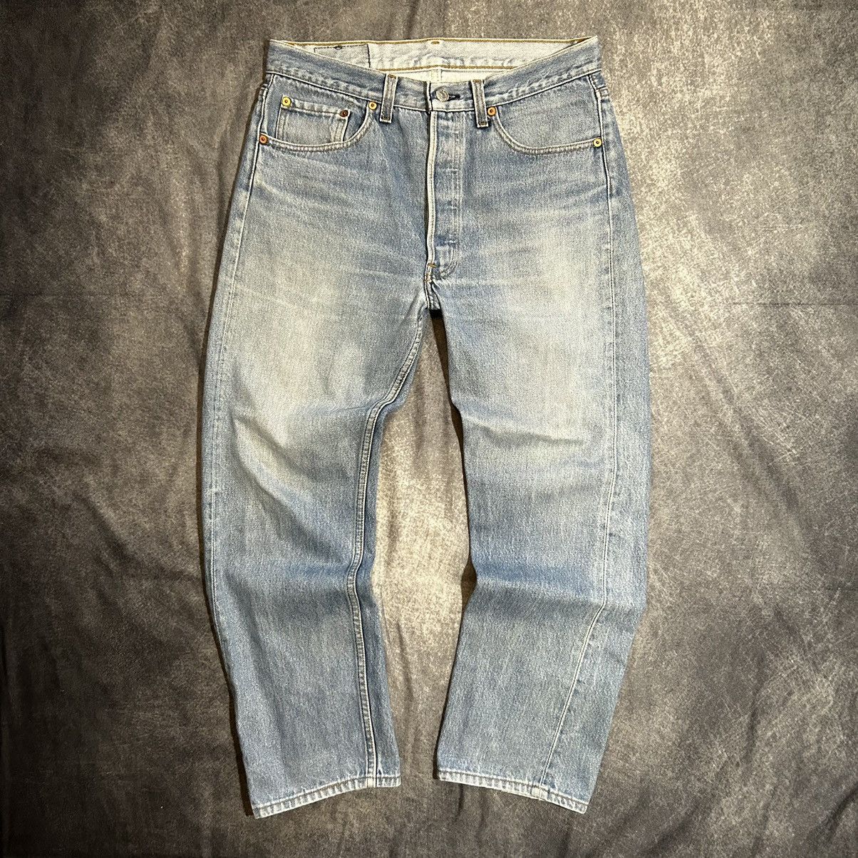 Levi's × Vintage 80’s Vintage Levi’s 501xx Made in USA Distressed Denim 32x28 Size US 32 / EU 48 - 2 Thumbnail
