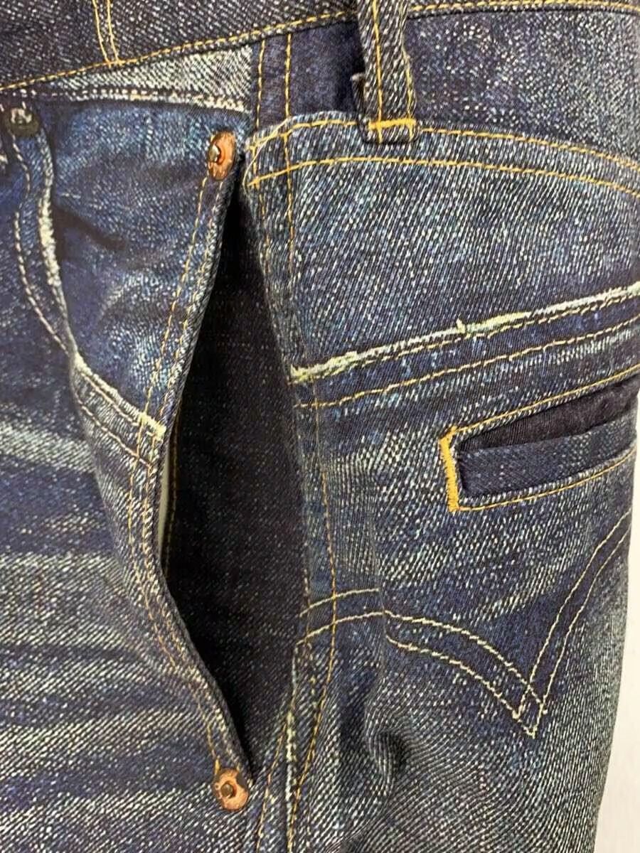Comme des Garcons × Junya Watanabe Distressed Printed Denim Jeans Size US 28 / EU 44 - 3 Thumbnail
