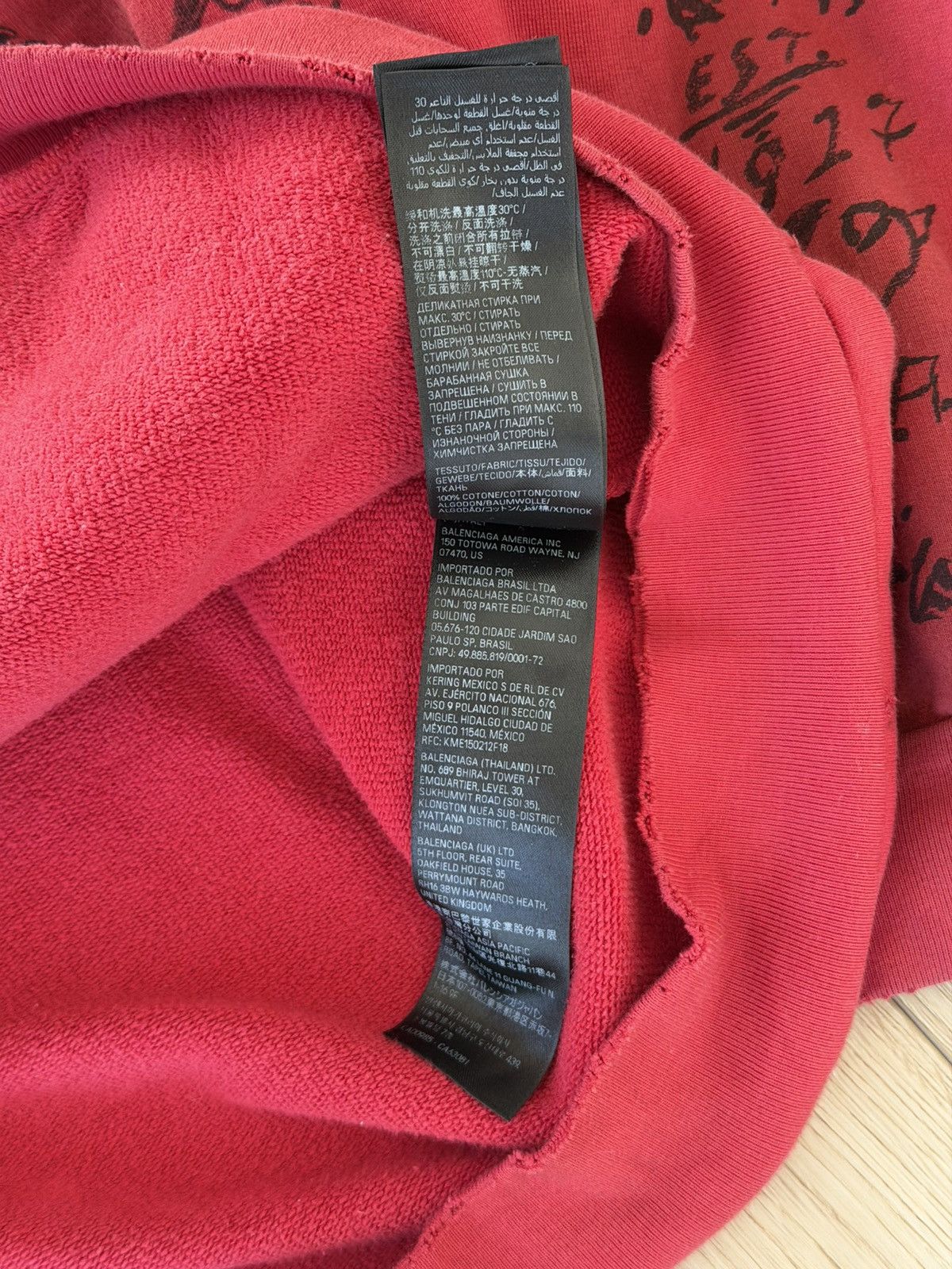 Balenciaga Balenciaga Tattoo Zip-up Hoodie Size US XL / EU 56 / 4 - 10 Thumbnail