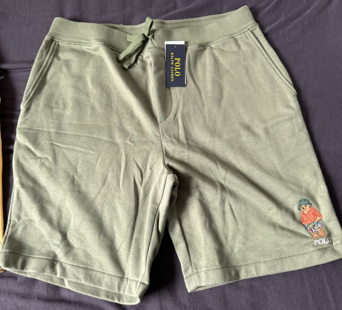 Polo Ralph Lauren × Ralph Lauren Polo Ralph Lauren Yellow & Green Lounge Shorts Size US 36 / EU 52 - 2 Thumbnail