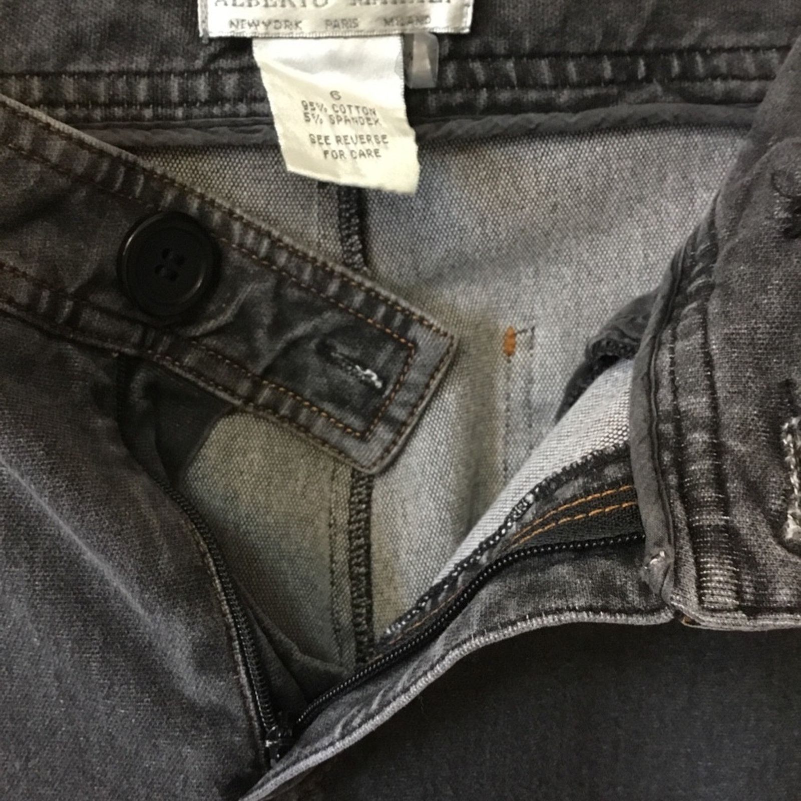 Other Alberto Makali Black Straight leg Jeans Size 28" / US 6 / IT 42 - 5 Thumbnail