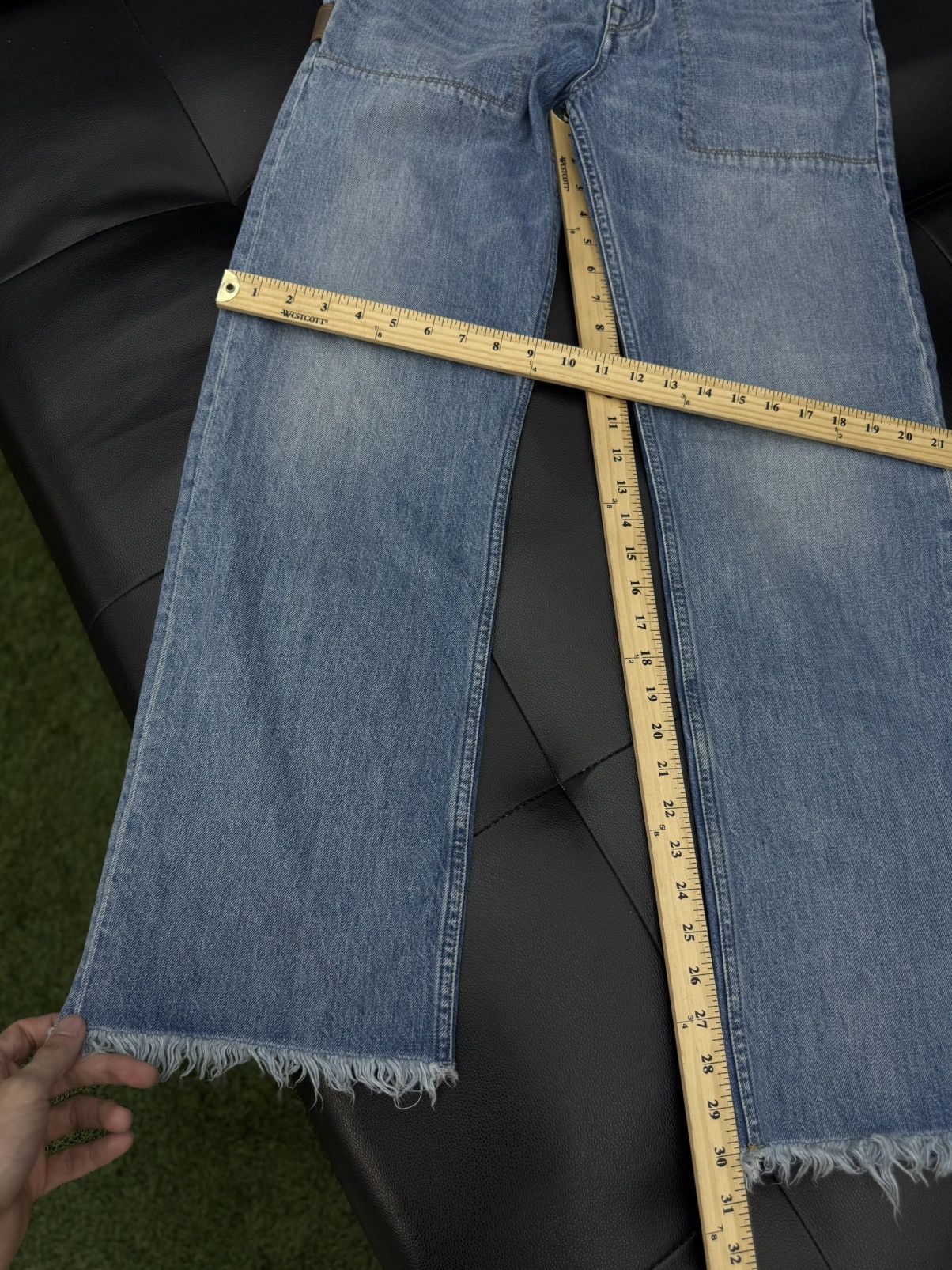 Fendi Fendi Blue Jeans Leather Size 30/34 $1500 Retail Size US 30 / EU 46 - 13 Thumbnail