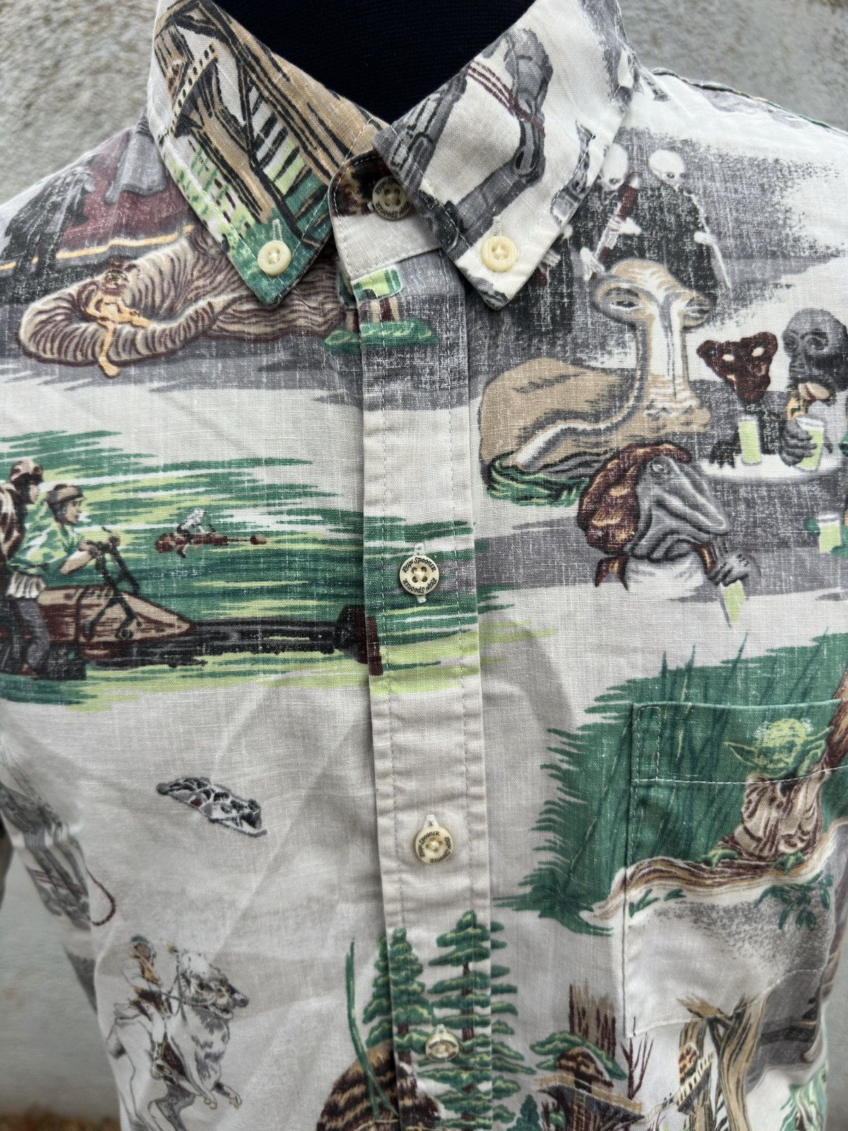 Reyn Spooner Reyn Spooner Star Wars Tailored Men's M Jabba Hutt Hoth Size US M / EU 48-50 / 2 - 3 Thumbnail