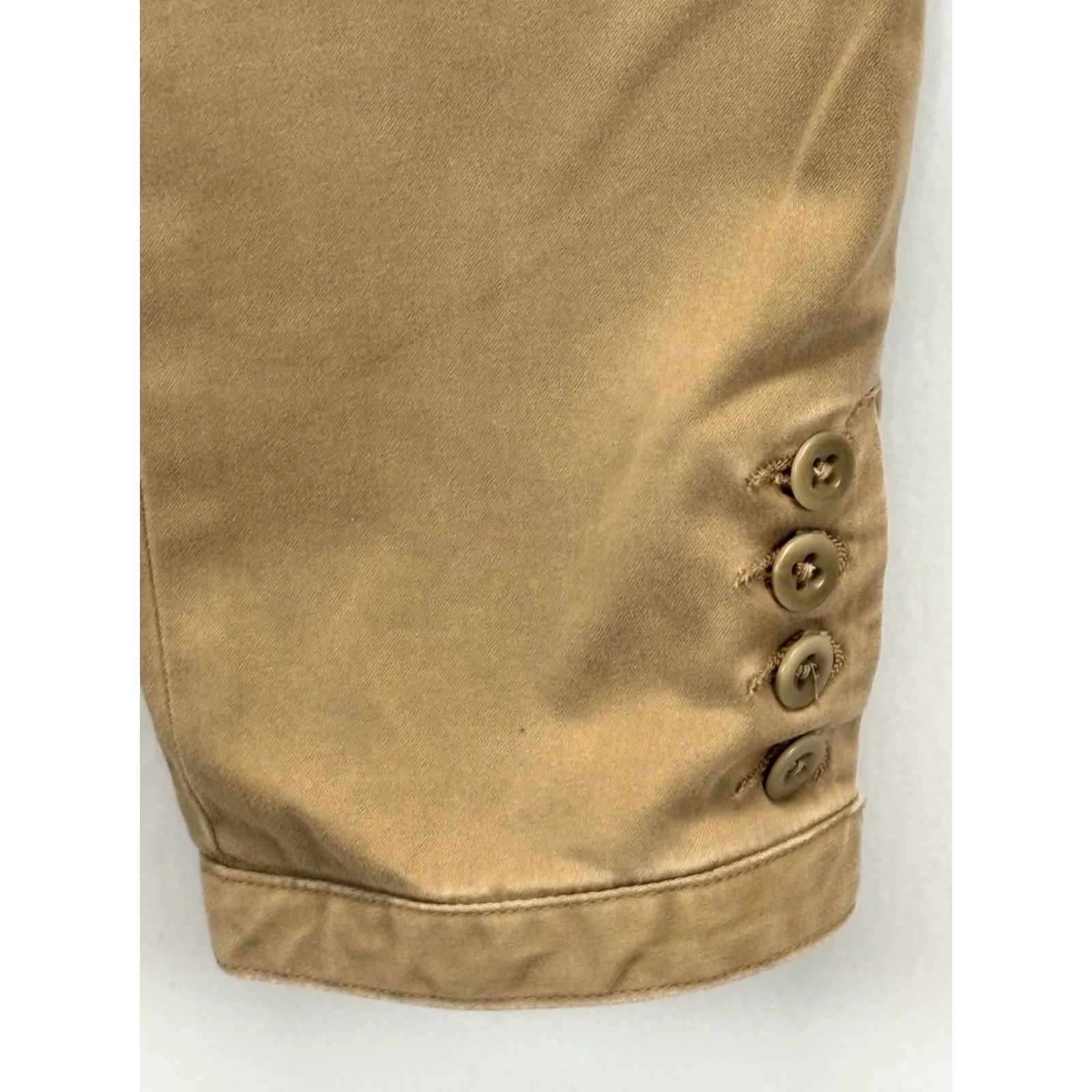 Ralph Lauren VINTAGE Ralph Lauren Women's Riding Pants Size 4 Ankle Chino Equestrian Buckle Back Buttons Brown Size 27" / US 4 / IT 40 - 6 Thumbnail