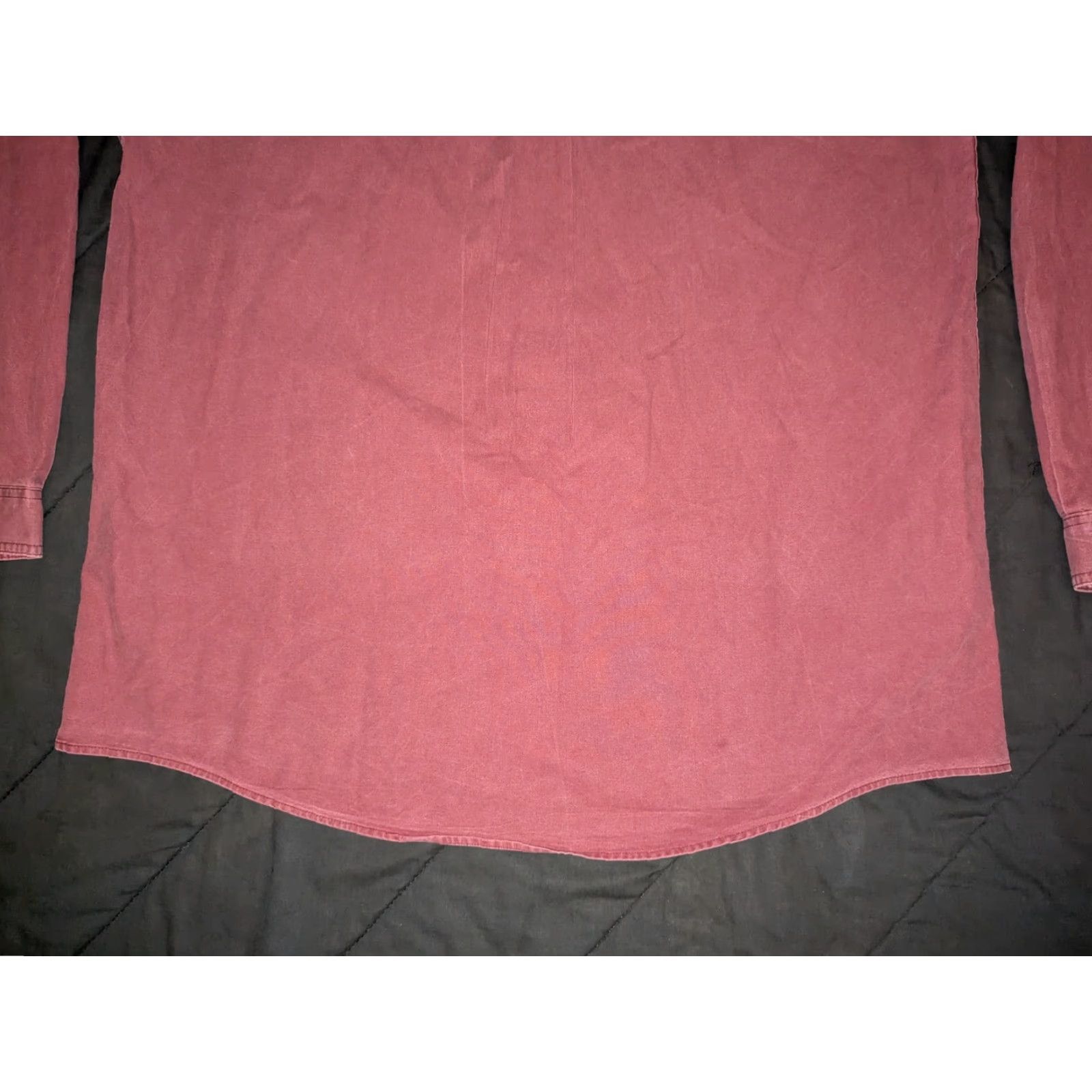 Vintage VINTAGE L.L. Bean Shirt Mens 17 Tall Red Cotton Flannel Button-Up Shirt Long Sleeve Heavyweight Pockets Workwear Casual Outdoor USA - Mens Size US XL / EU 56 / 4 - 7 Thumbnail