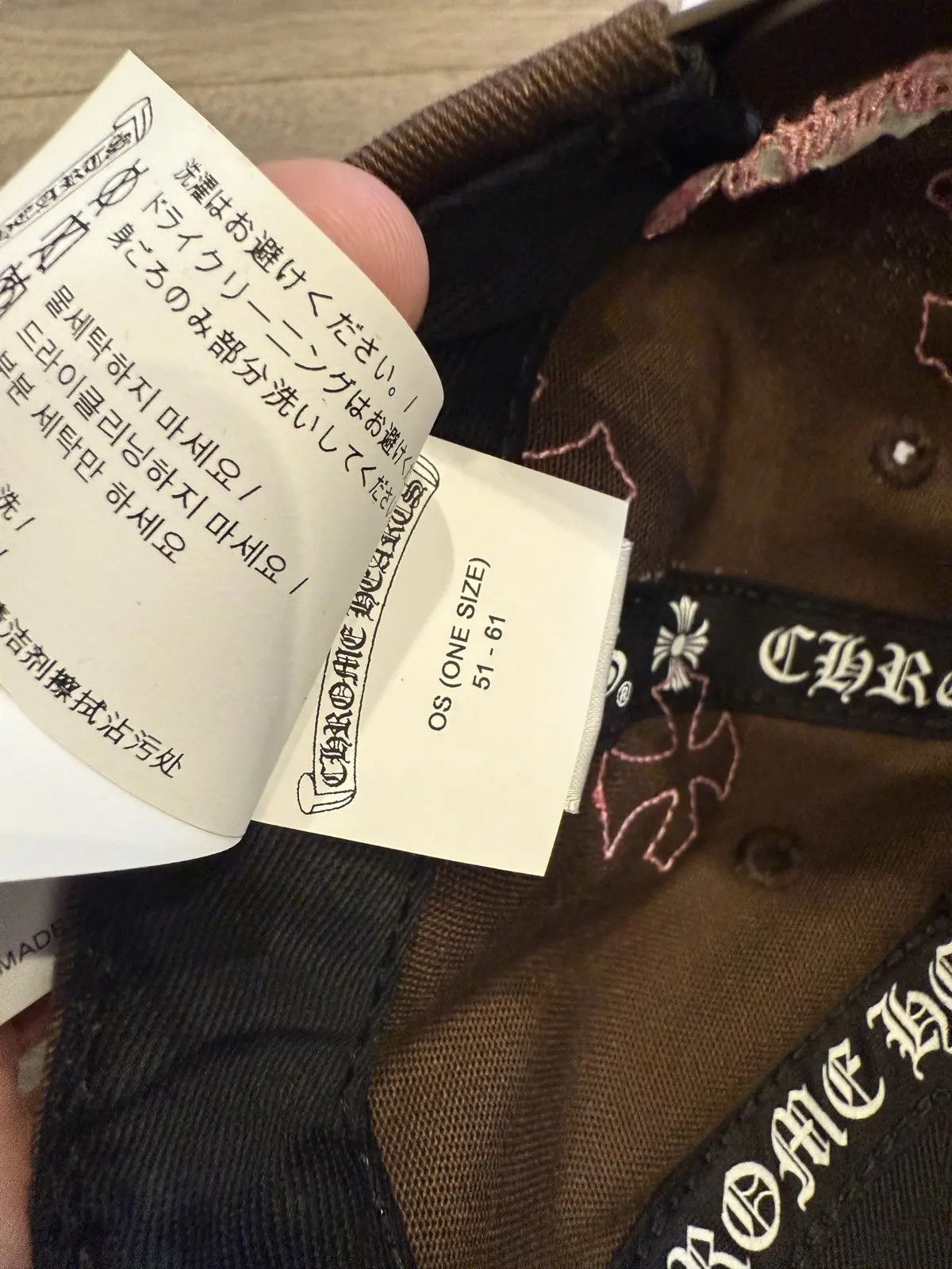 Chrome Hearts Chrome Hearts Brown/Pink Cross Patch Hat Size ONE SIZE - 9 Thumbnail