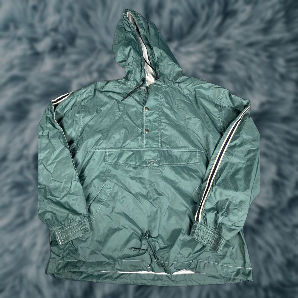 Gap VINTAGE Gap Varsity Hoodie Pullover Jacket L Green Mens Hoodie Size US L / EU 52-54 / 3 - 1 Thumbnail