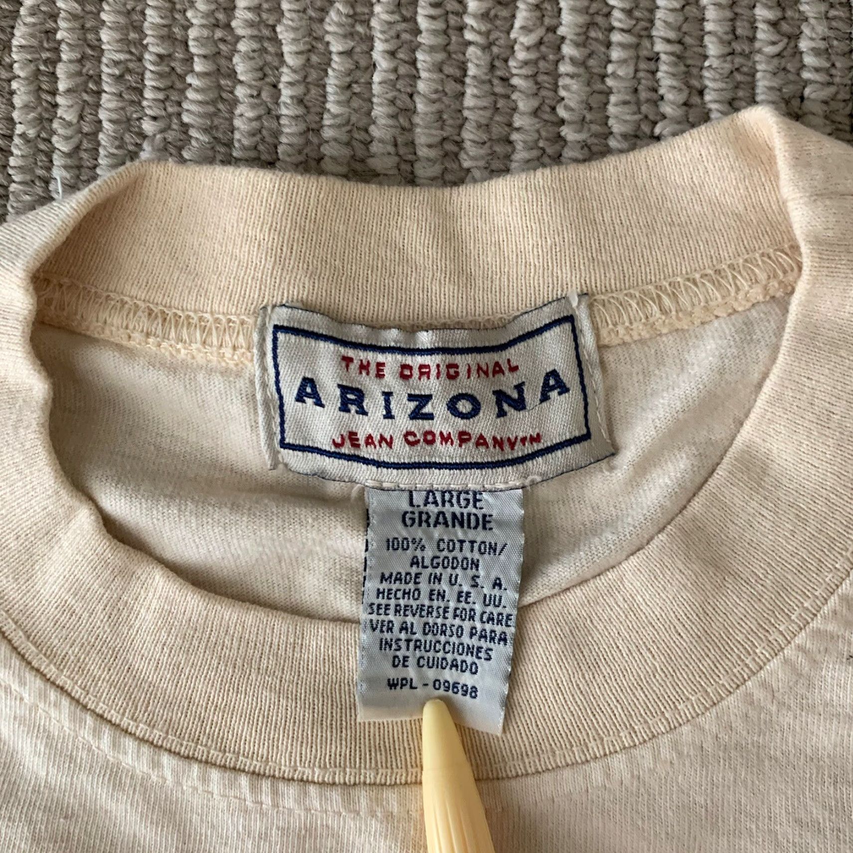 Vintage Vintage Arizona Jeans Company USA T Shirt 1988 Large L AZ AJC Deadstock Tee Size US L / EU 52-54 / 3 - 5 Thumbnail