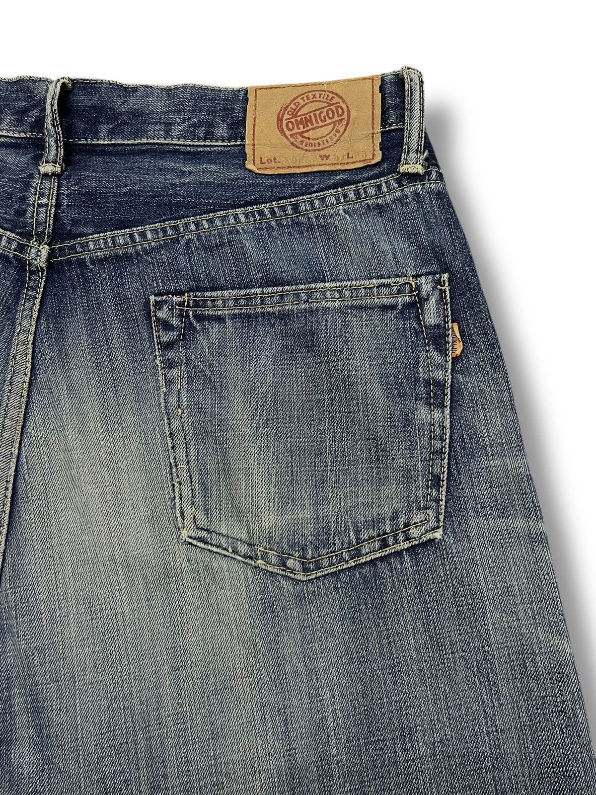 OMNIGOD Vintage 00s OMNIGOD JAPAN LOT 50009 Selvedge Japanese Denim Size US 34 / EU 50 - 11 Thumbnail