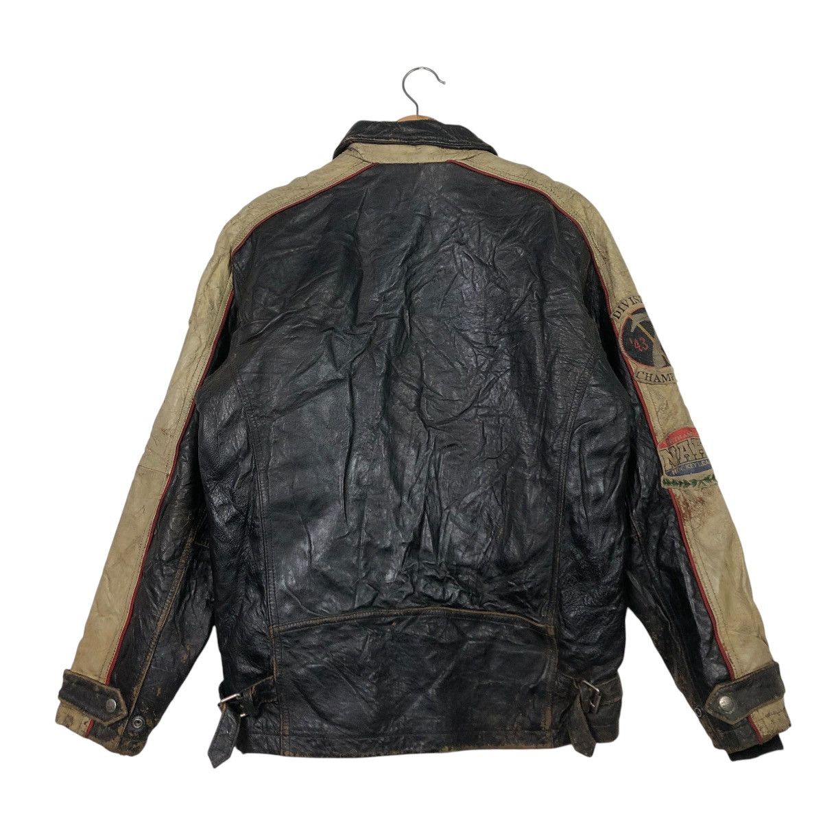 Avirex 🔥VINTAGE VARSITY LEATHER JACKET AVIREX USA SILVER HOCKEY Size US S / EU 44-46 / 1 - 10 Thumbnail